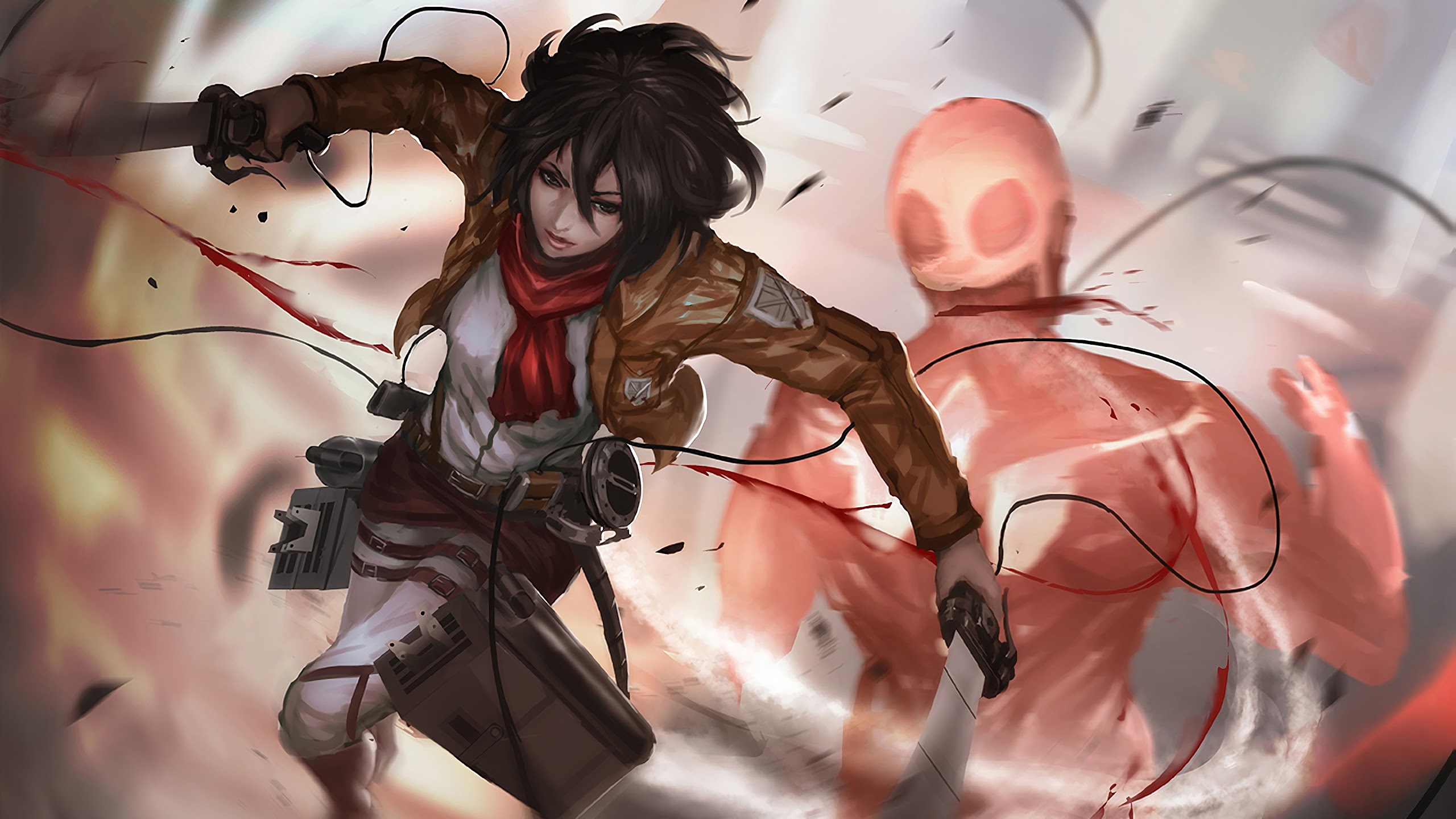 Mikasa, Attack On Titan, 4k, - Mikasa 4k 8k - 2560x1440 Wallpaper - Mikasa, Attack On Titan, 4k, - Mikasa 4k 8k - 2560x1440 Wallpaper -