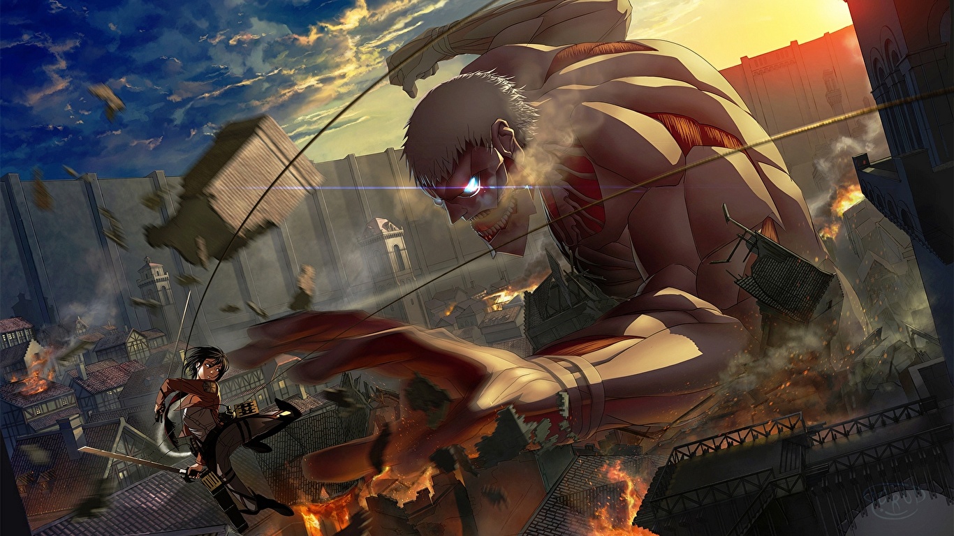 Shingeki No Kyojin - HD Wallpaper 