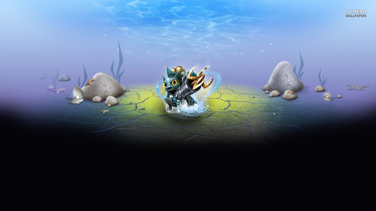 Gill Grunt - Skylanders Wallpaper Computer - HD Wallpaper 