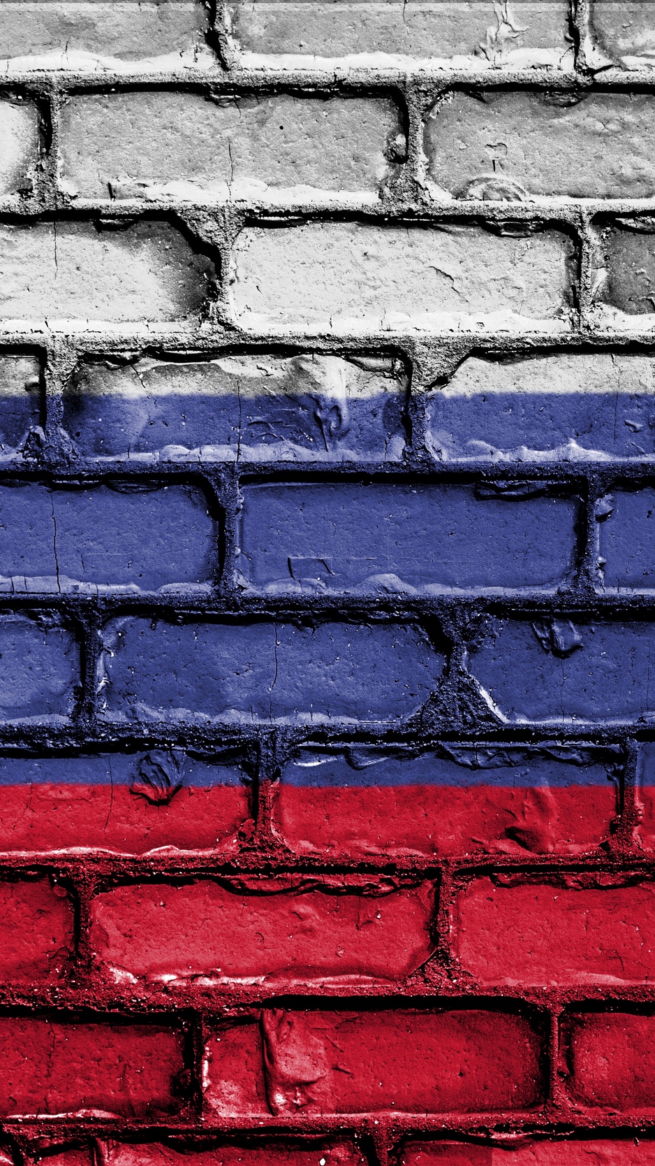 Wallpaper Flag, Russia, Wall, Paint, Symbolism - HD Wallpaper 