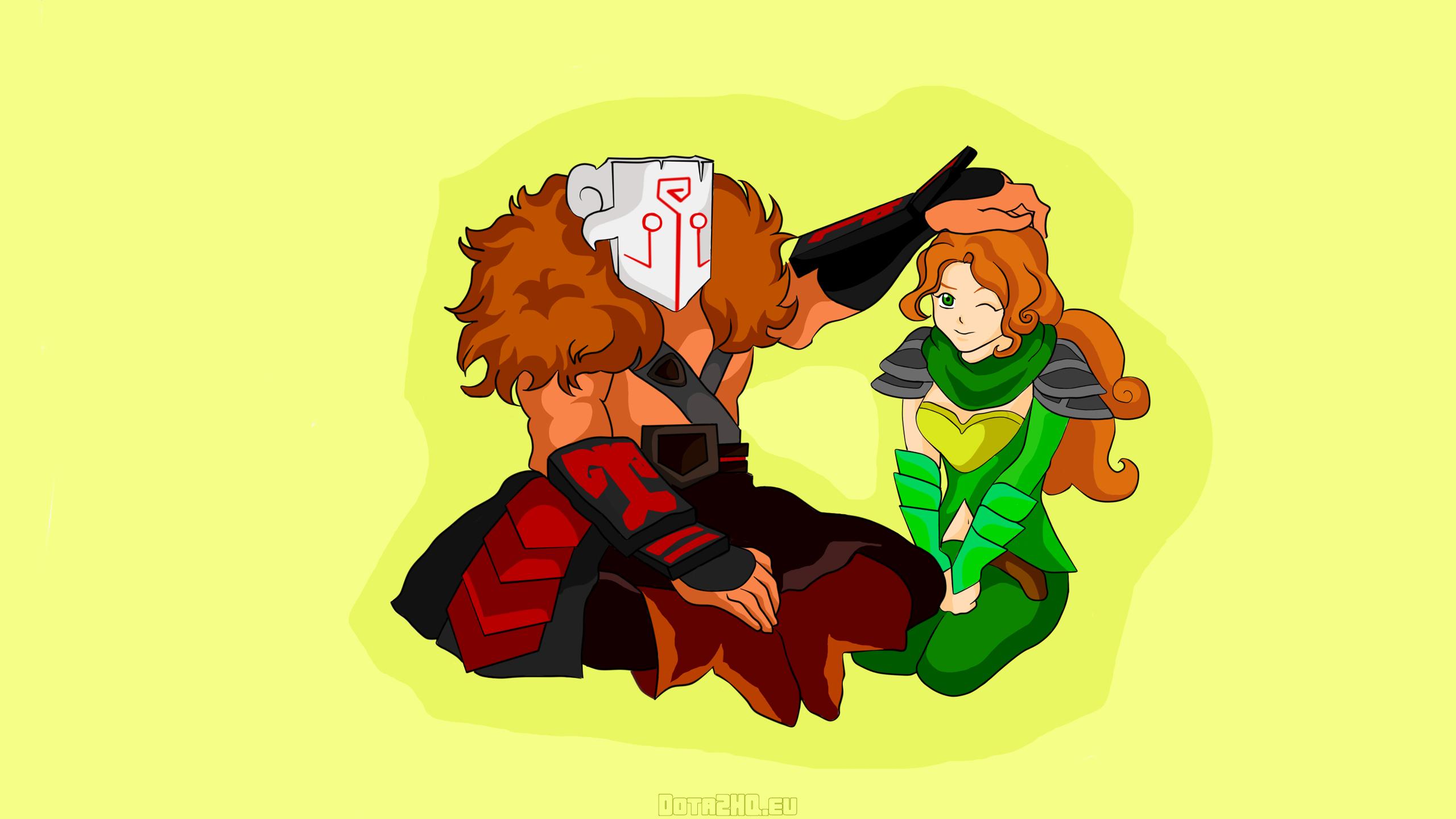 Juggernaut, Windrunner, Dota - Dota 2 Juggernaut Girl - HD Wallpaper 