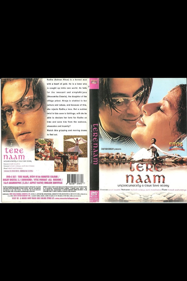 Tere Naam Dvd Cover - HD Wallpaper 