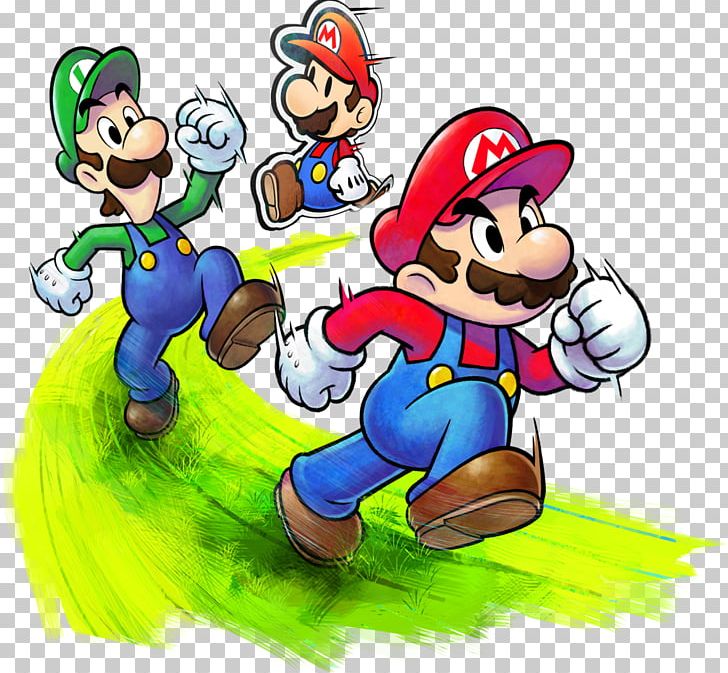 Mario & Luigi - Mario Y Luigi Paper Jam Mario - HD Wallpaper 
