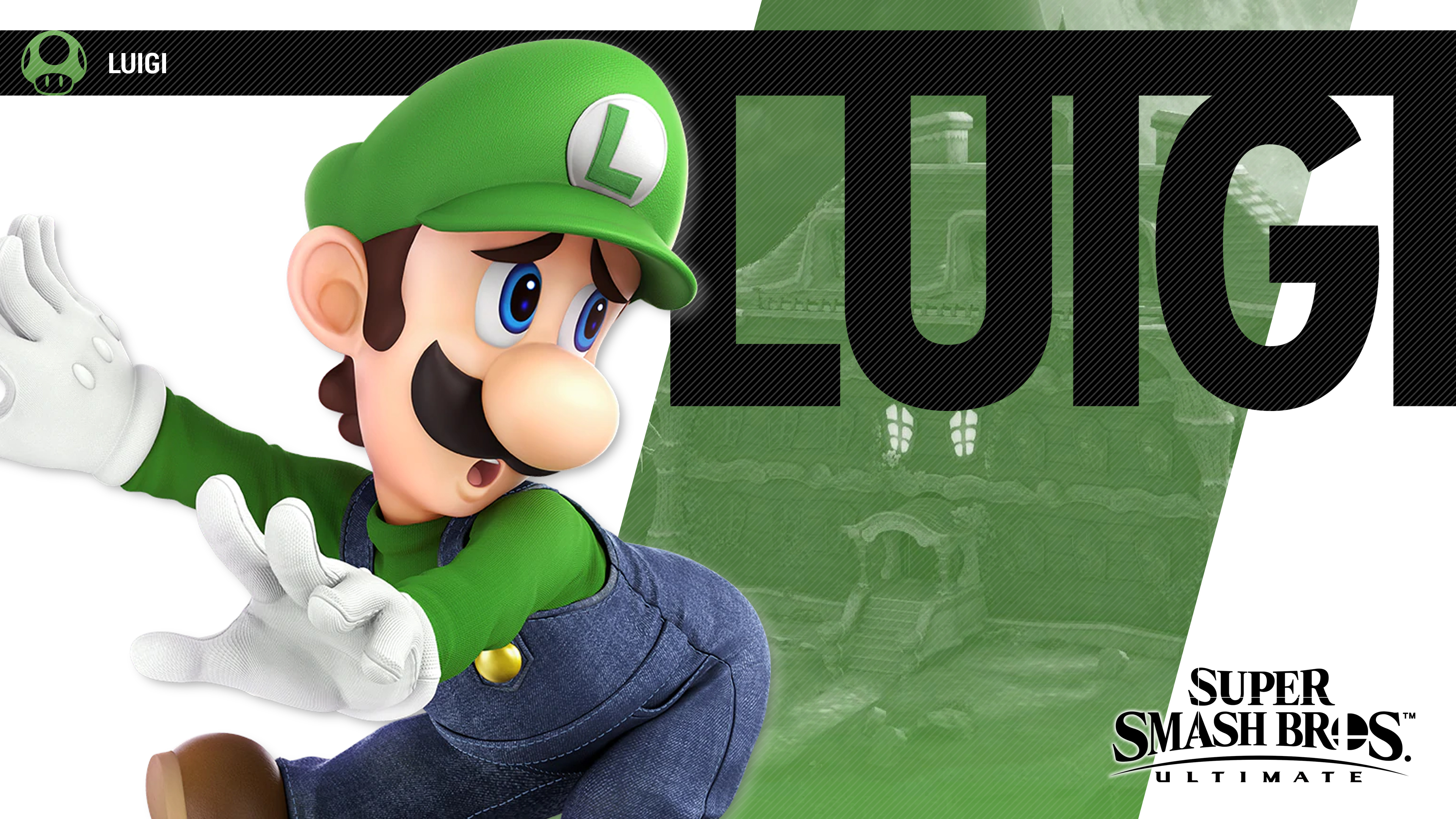 Super Smash Bros Ultimate Luigi 3840x2160 Wallpaper Teahub Io