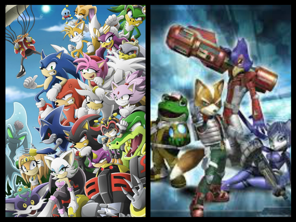 Sonic And Starfox Team - Star Fox Assault Zoness Sea Base - HD Wallpaper 