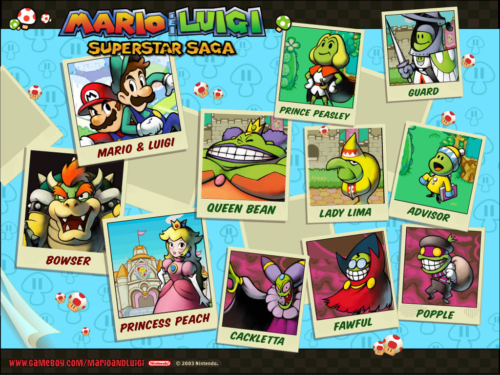 Mario And Luigi Superstar Saga - HD Wallpaper 