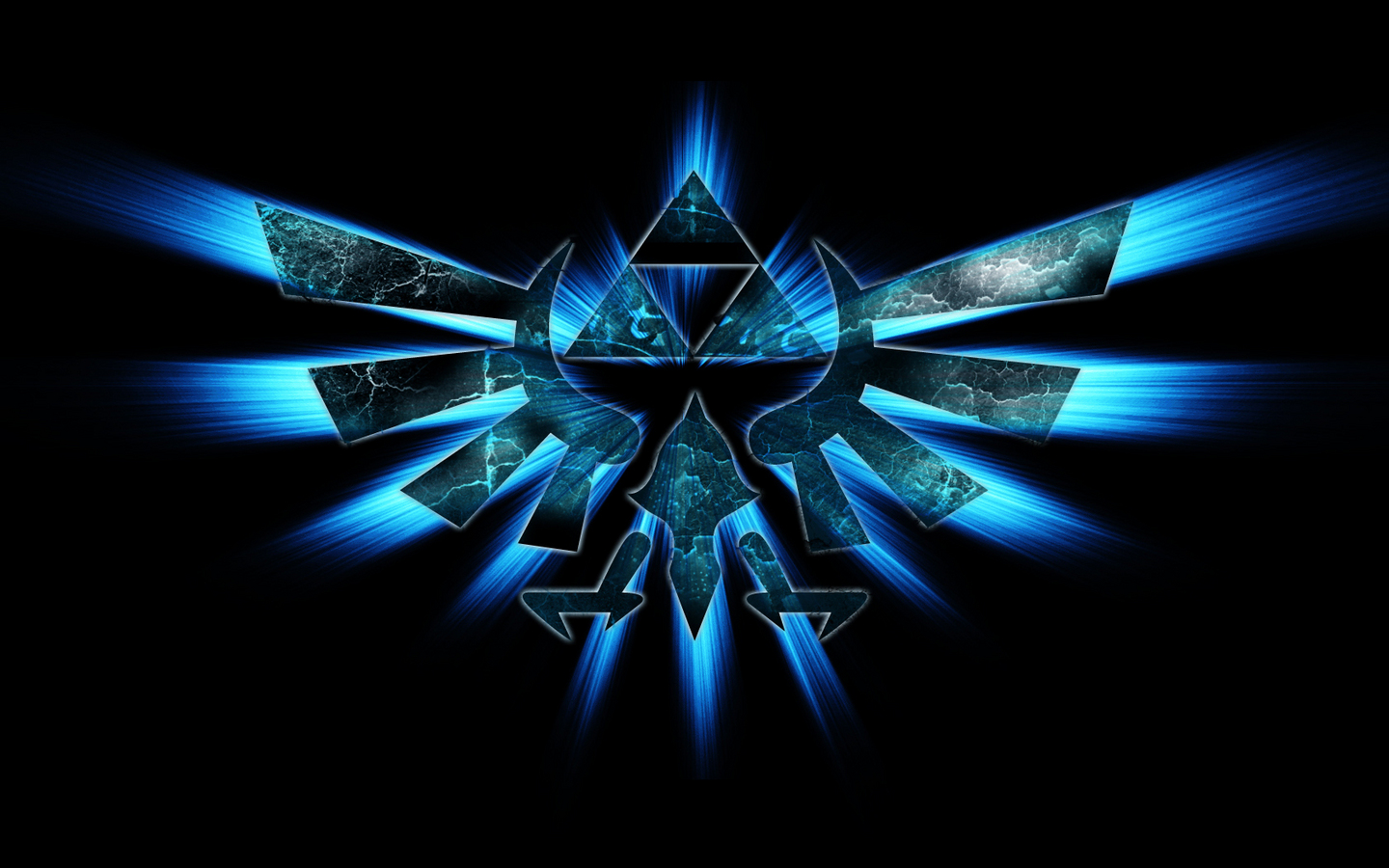 Blue Legend Of Zelda - HD Wallpaper 