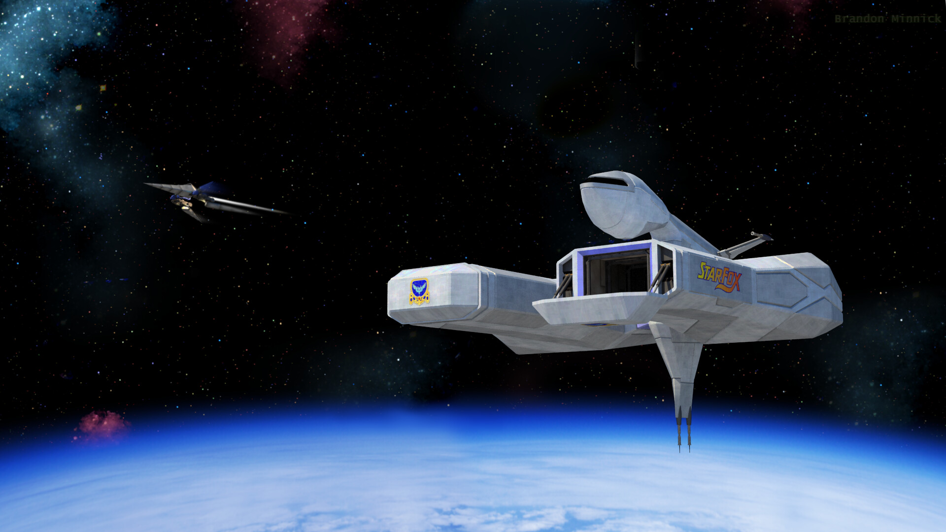 Star Fox Great Fox 1920x1080 Wallpaper teahub.io