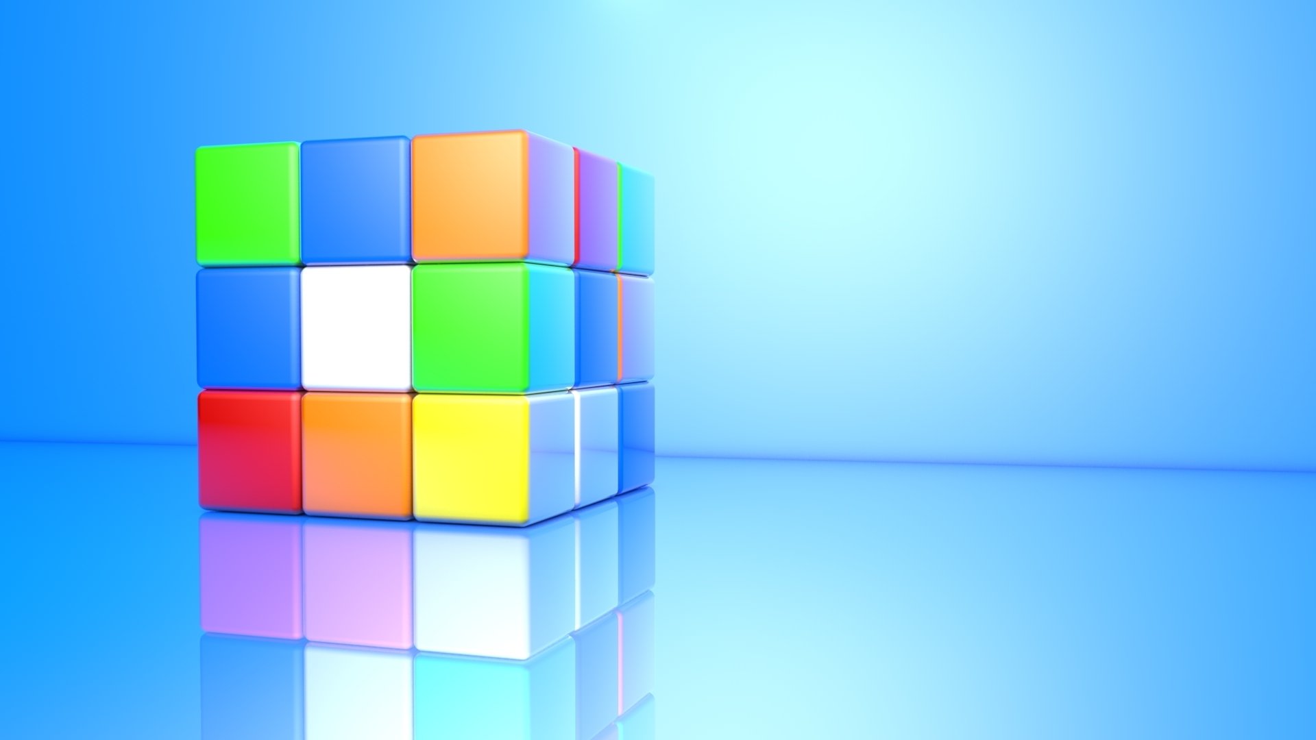 High Resolution Rubik S Cube Hd 1080p Background Id - Colourful Hd Wallpapers 1080p - HD Wallpaper 