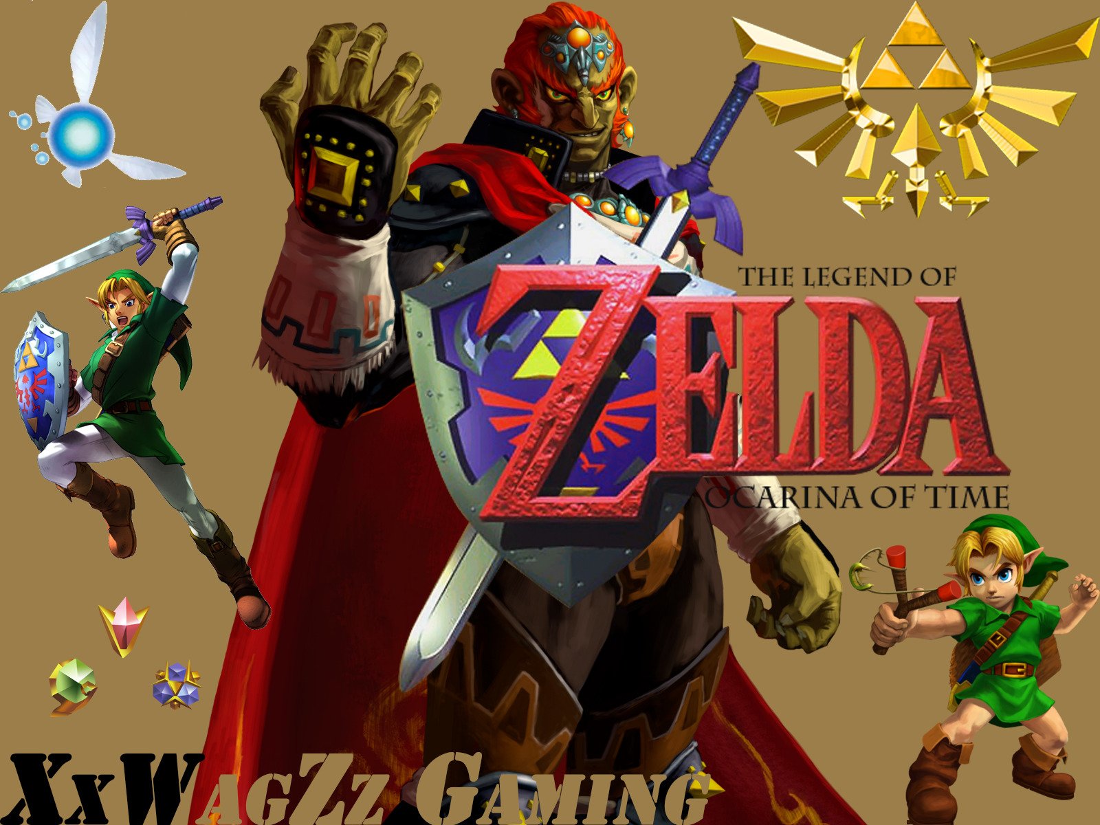 Legend Of Zelda The Ocarina Of Time V1 2 - HD Wallpaper 