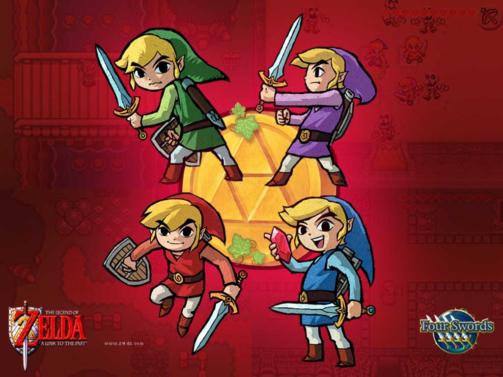Legend Of Zelda Four Swords - HD Wallpaper 