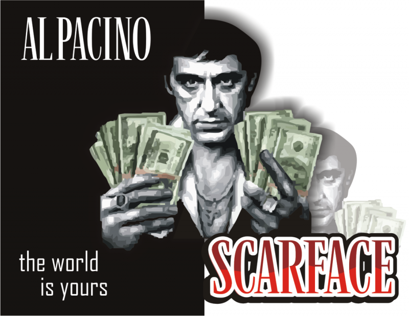Scarface Rocketdock 306404 Wallpaper Wallpaper - Get Every Dollar Scarface - HD Wallpaper 