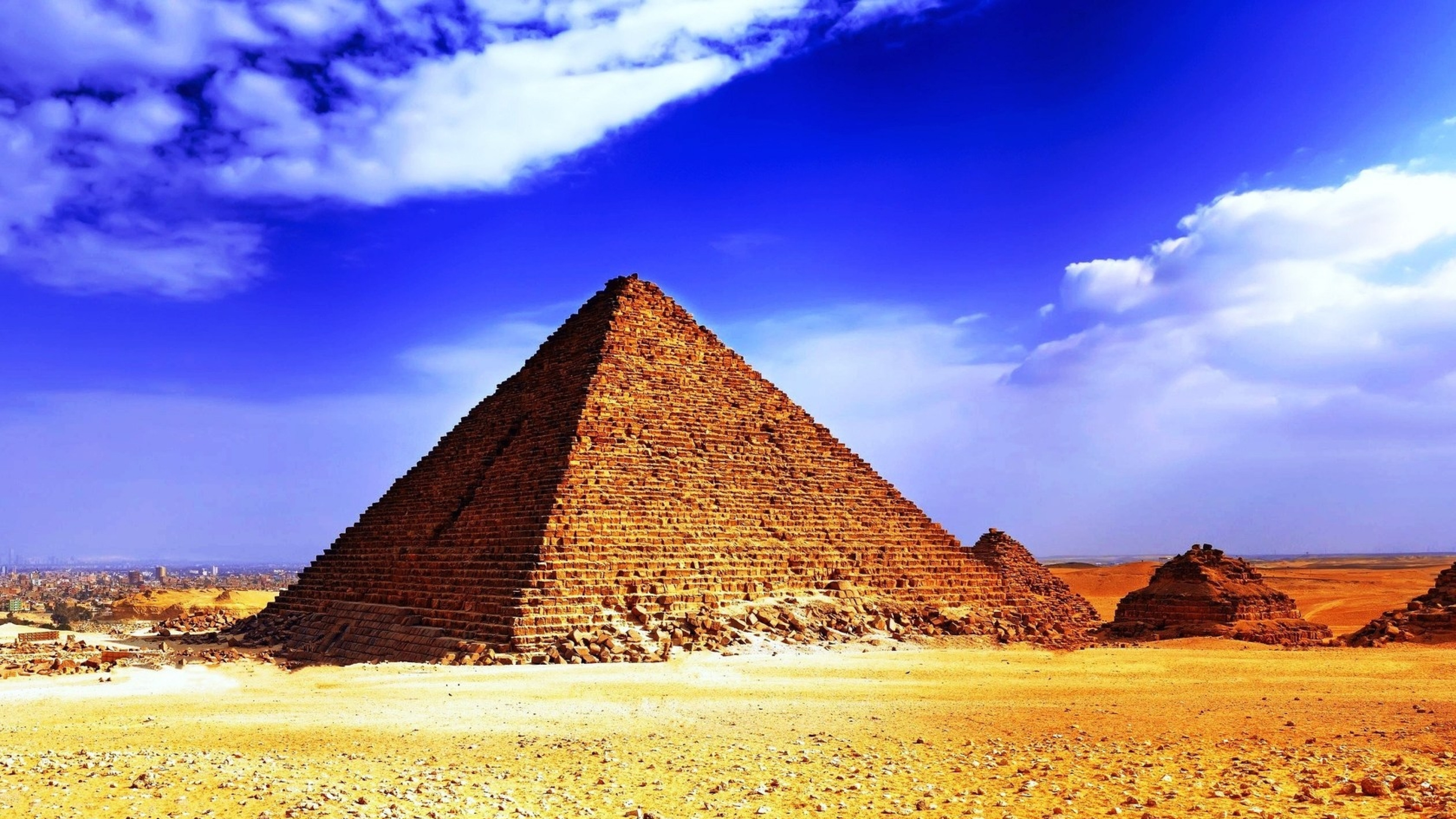 Preview Wallpaper Egypt, Pyramids, Desert, Sand, Heat, - Egypt Pyramid - HD Wallpaper 