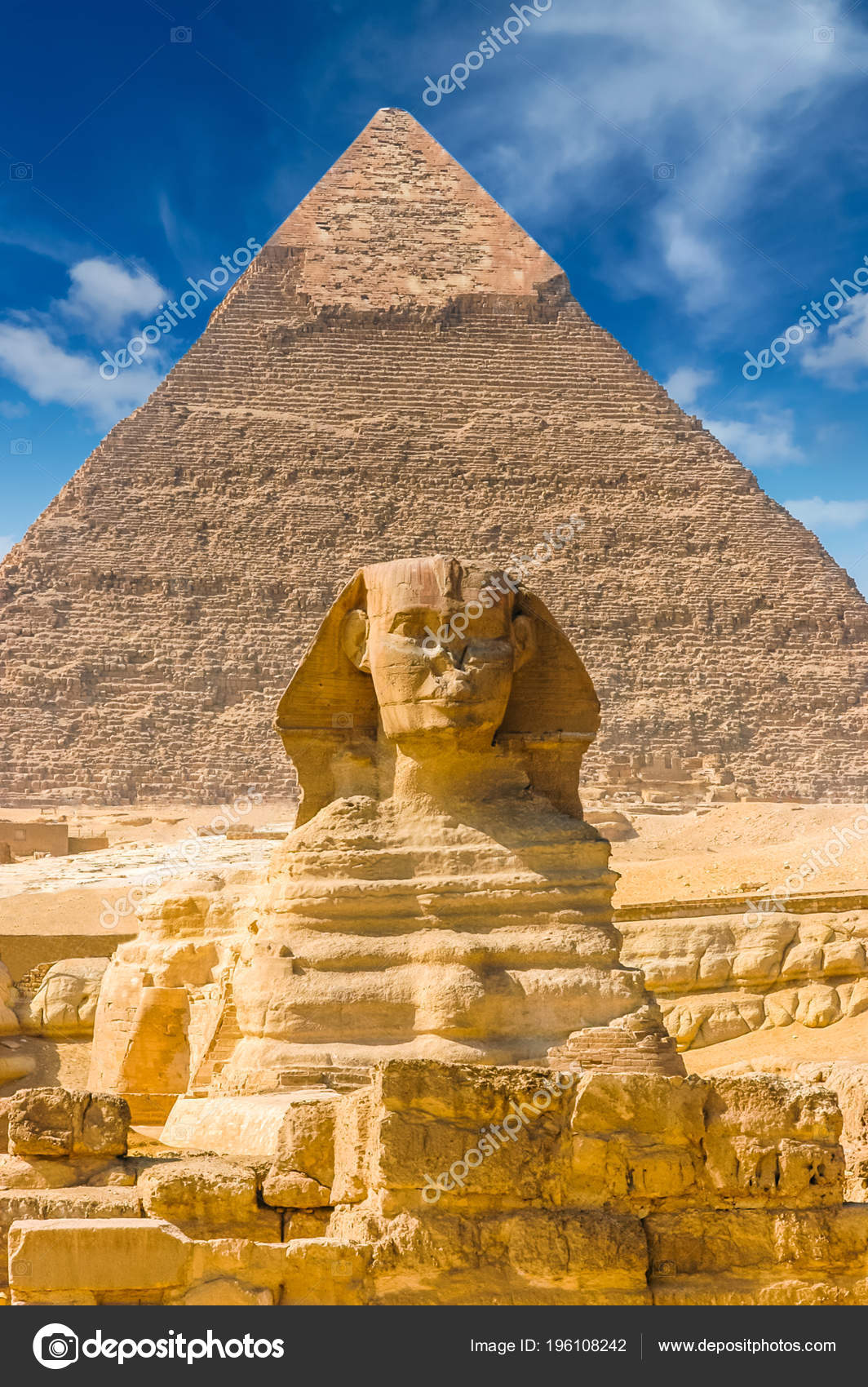 Pyramids And Sphinx - HD Wallpaper 