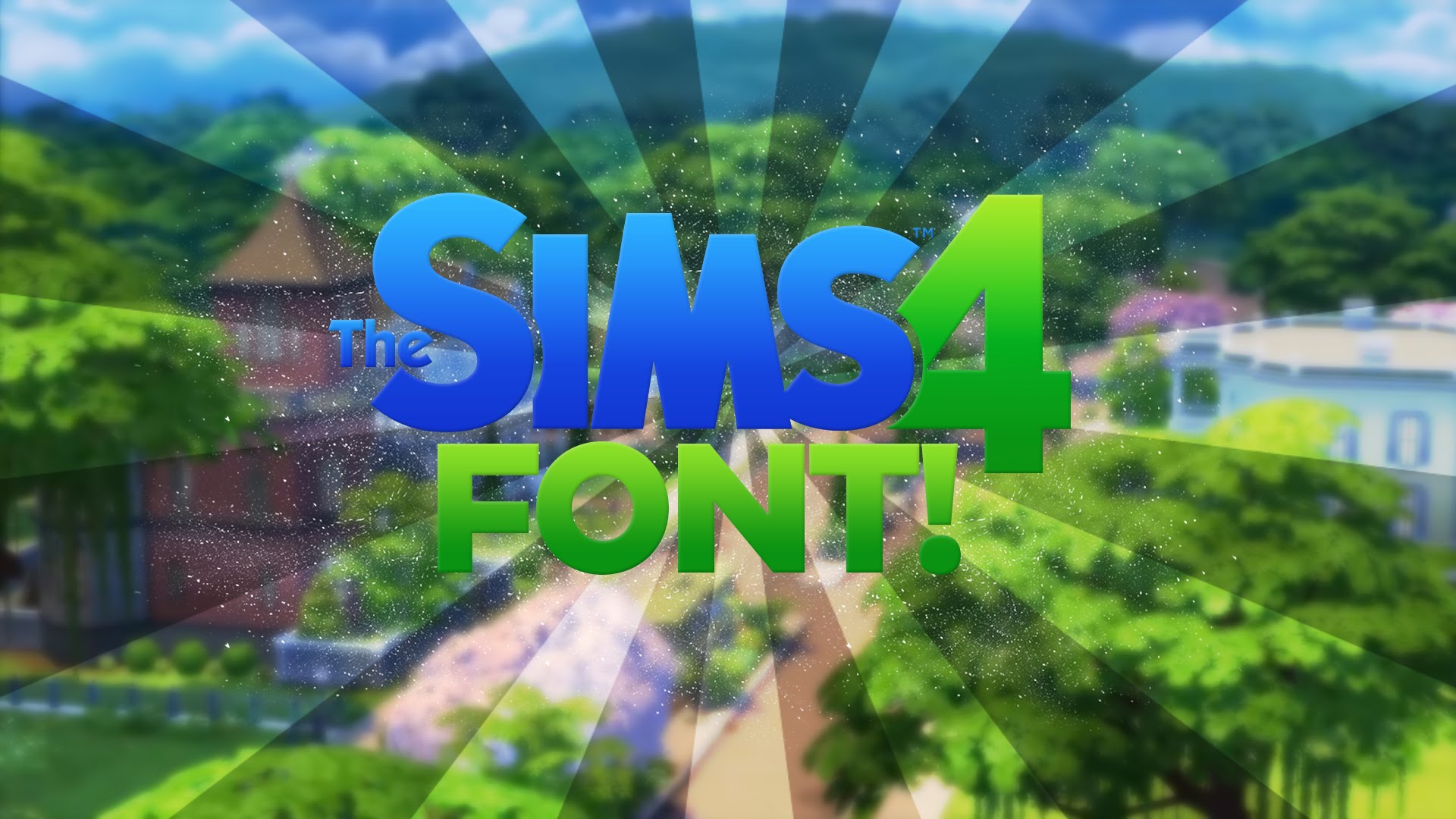 Font The Sims 4 - HD Wallpaper 