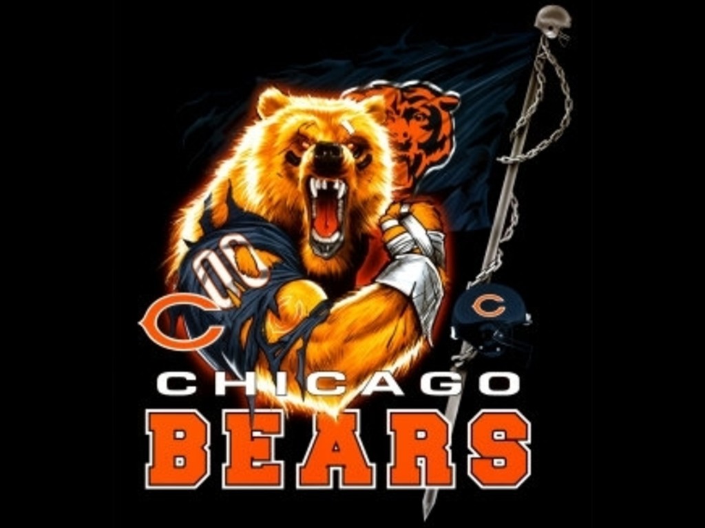 Bear Screensavers Wallpapers - Cool Chicago Bears Logo - HD Wallpaper 