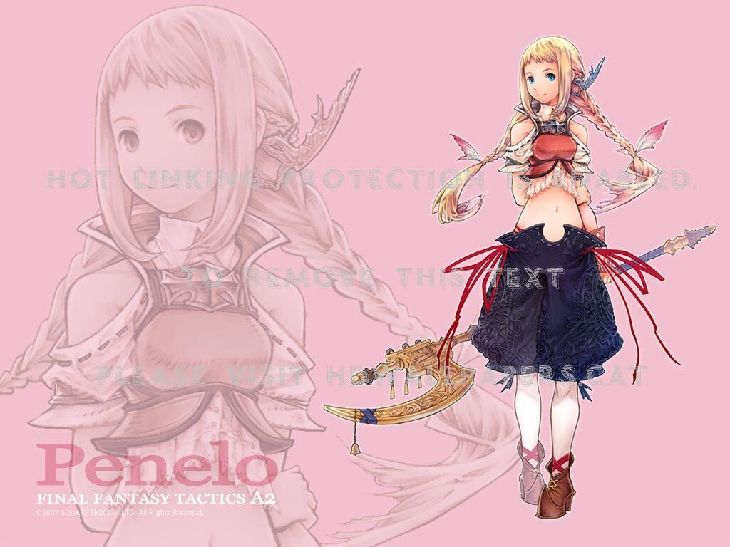 Penelo Final Fantasy 12 Pretty Heroine - Final Fantasy Tactics A2 Characters - HD Wallpaper 