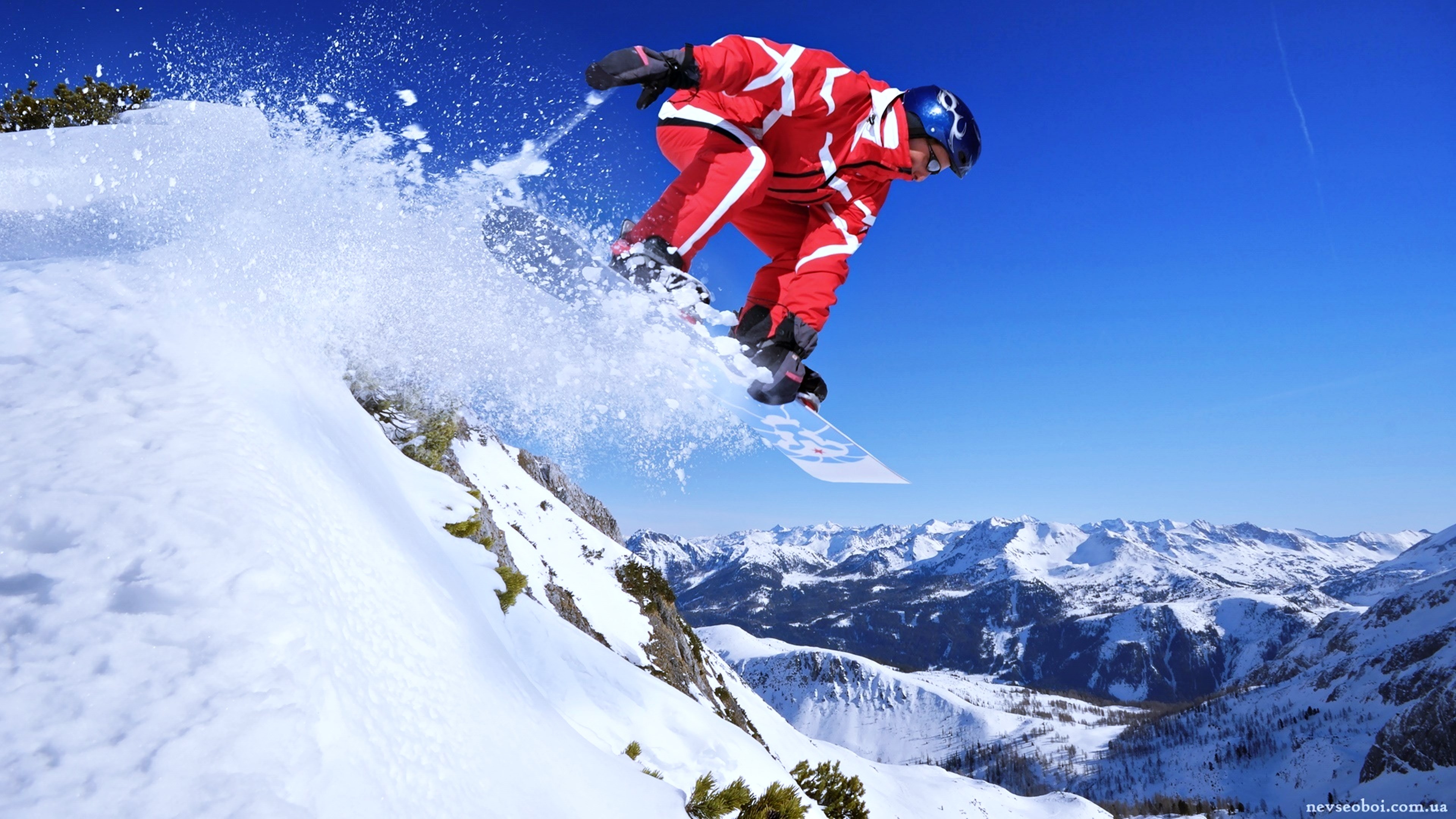 Snowboarding 4k - HD Wallpaper 