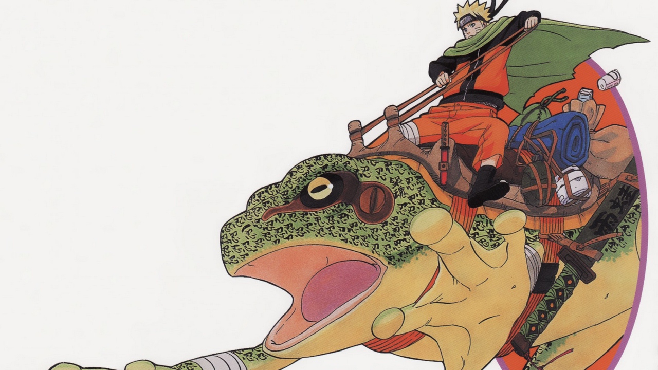 Wallpaper Art, Anime, Manga, Shinobi, Naruto, Toad - Naruto Toad - HD Wallpaper 