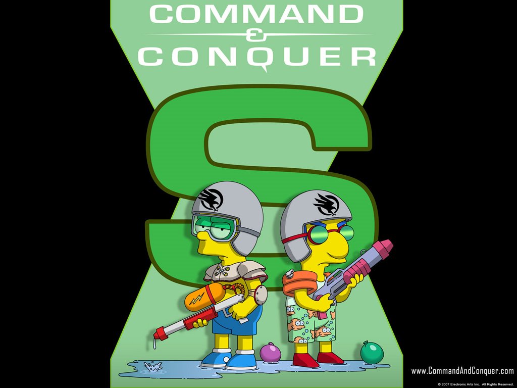 Command And Conquer - Command And Conquer Simpsons - HD Wallpaper 