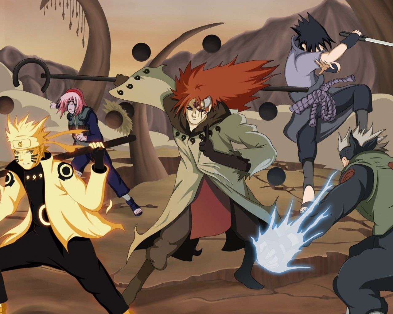 Ninja War Naruto - HD Wallpaper 