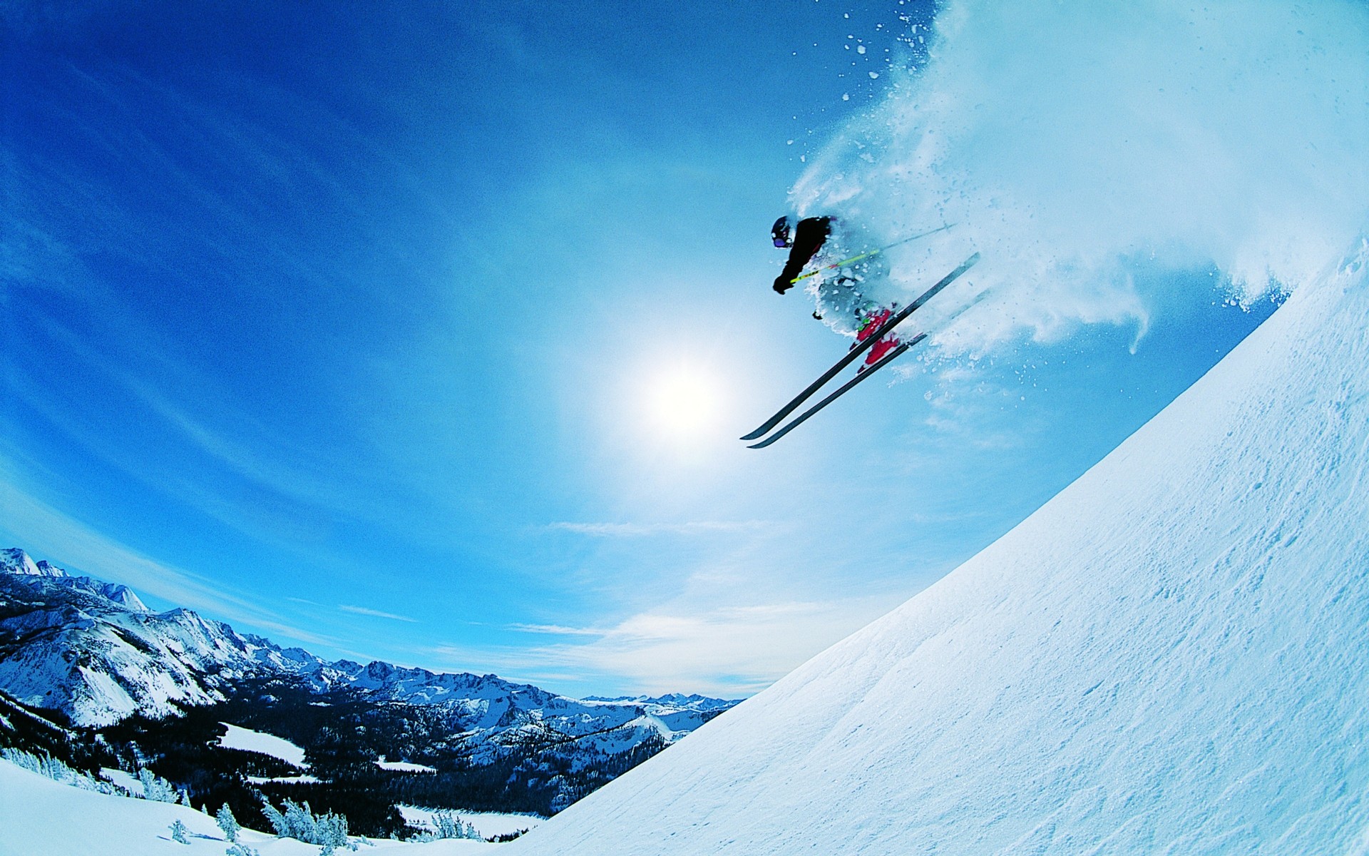 Snowboarding - Ski Background - HD Wallpaper 