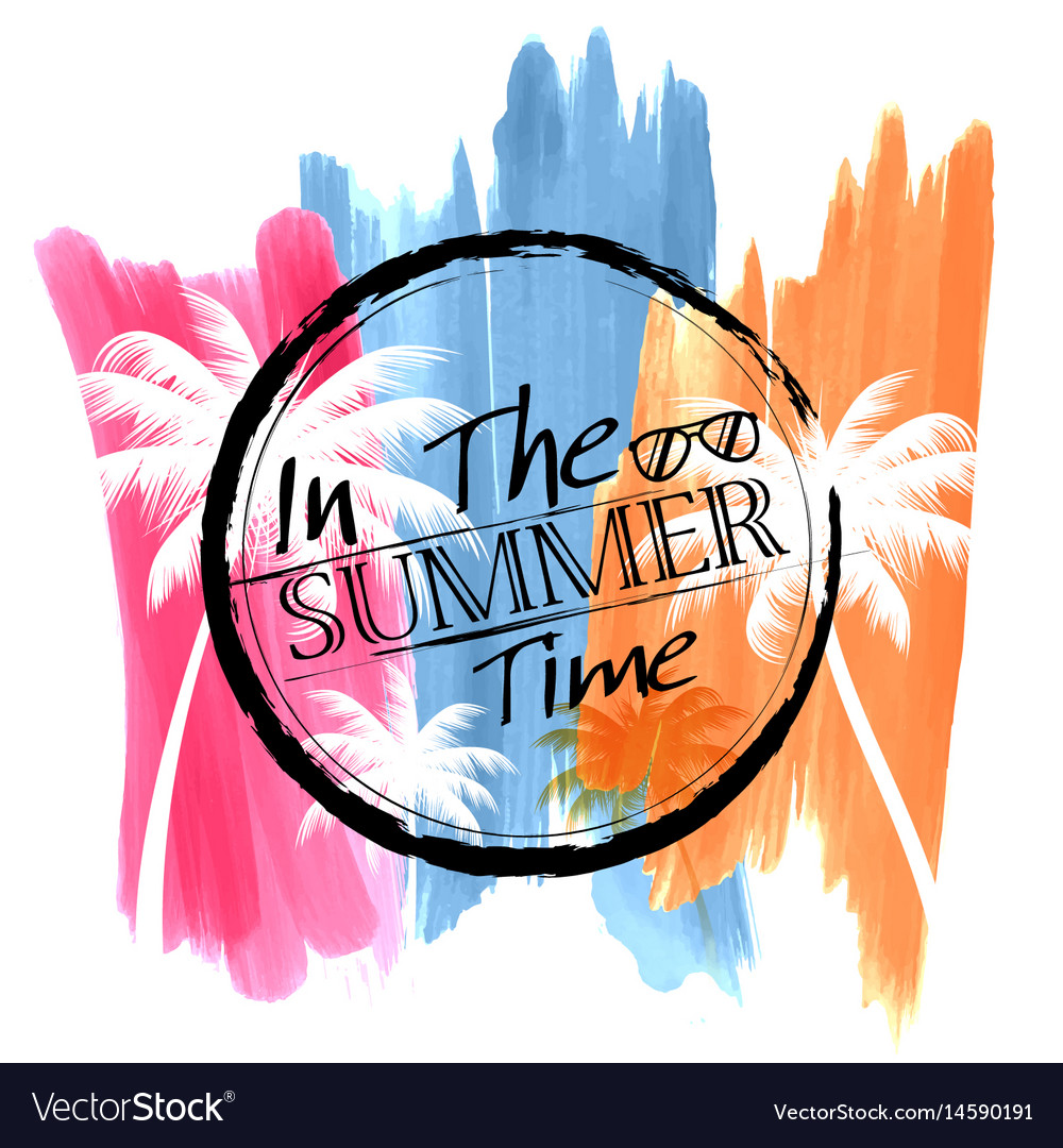 Summer Wallpaper Vector Design - HD Wallpaper 