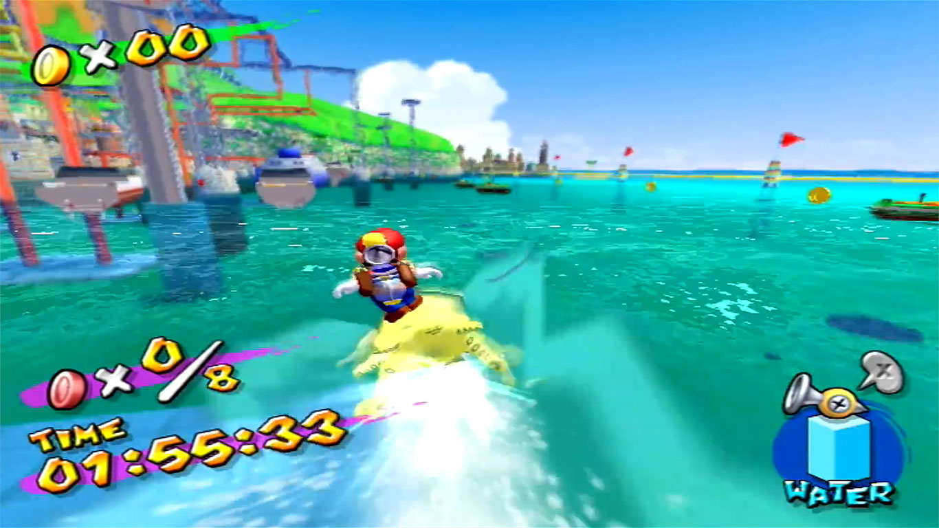 Super Mario Sunshine Water - HD Wallpaper 