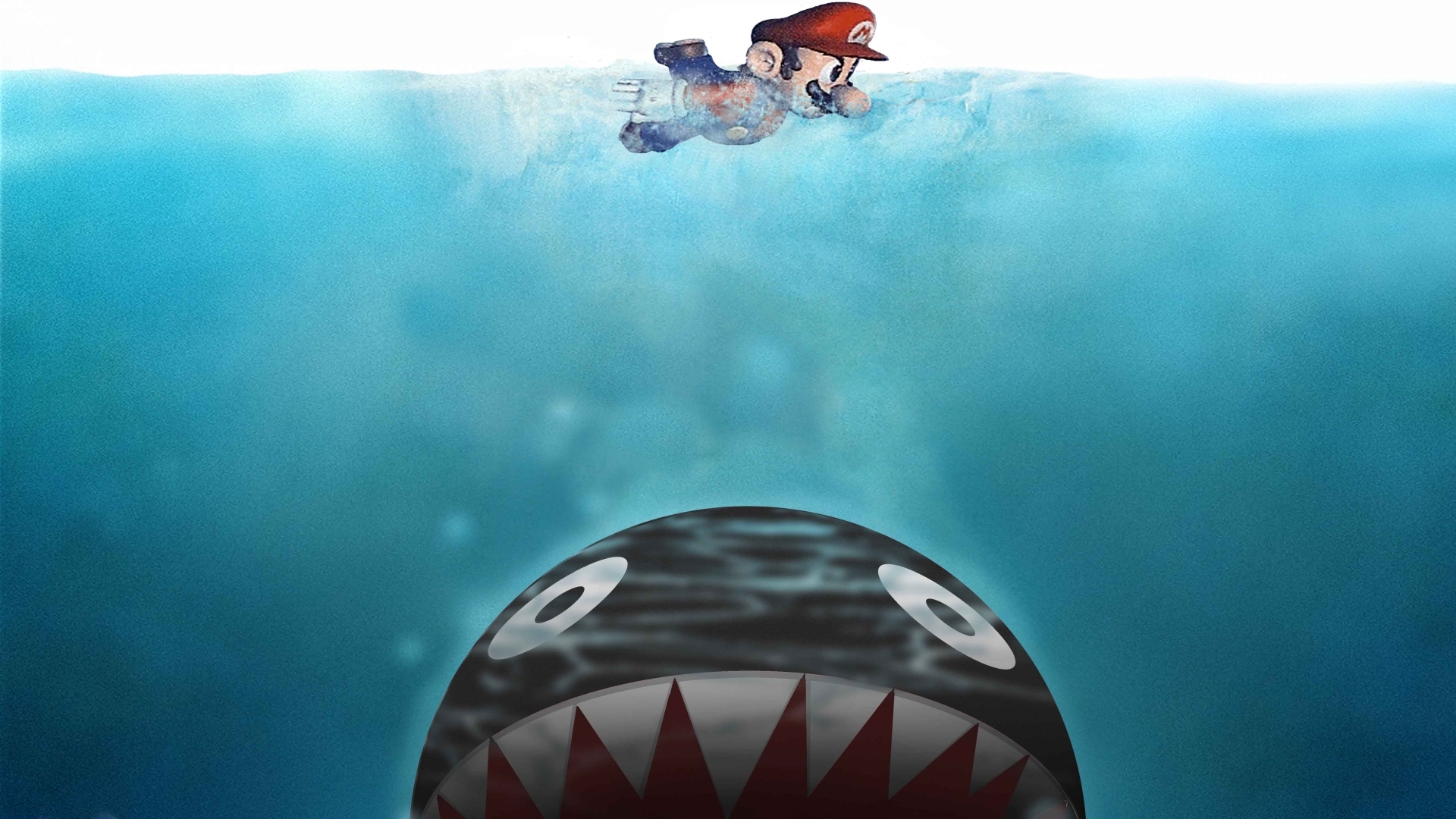 Super Mario Wallpaper Chain Chomp - HD Wallpaper 