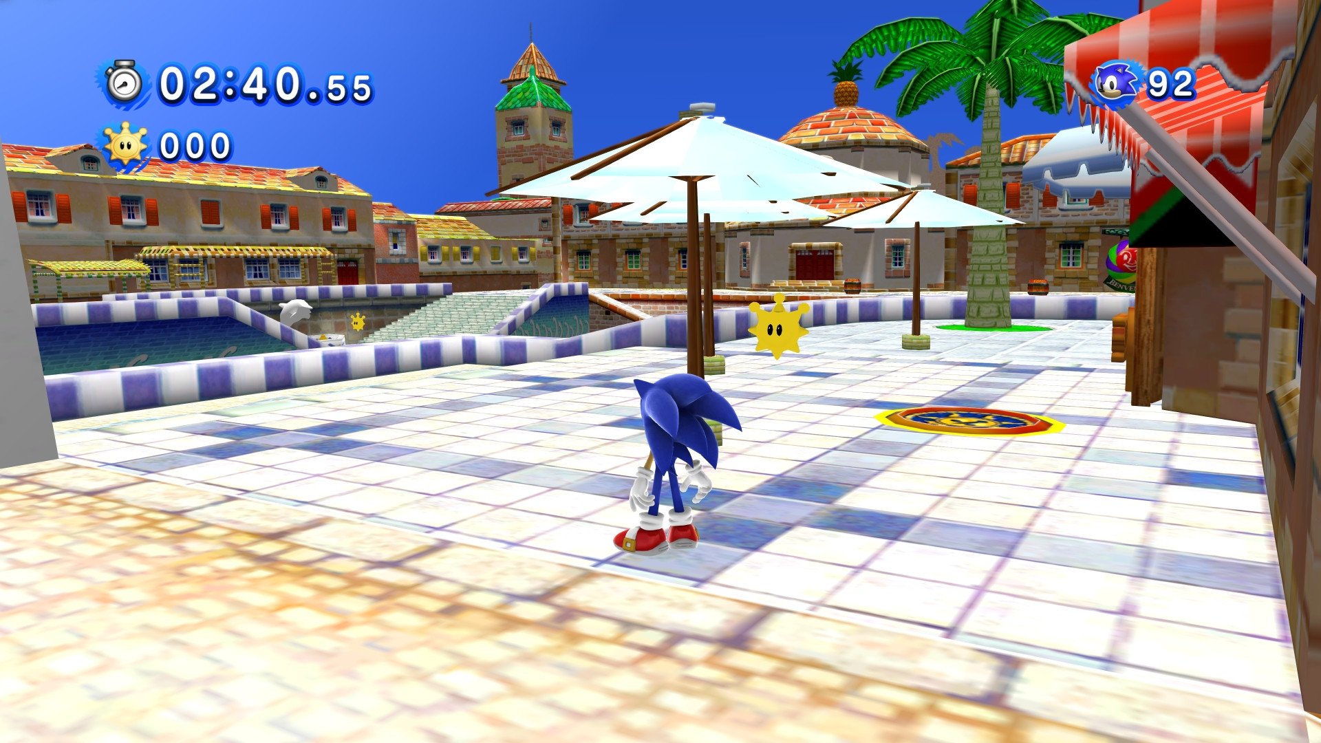 Super Mario Sunshine Delfino Plaza Stage Mod - Pc Game - HD Wallpaper 