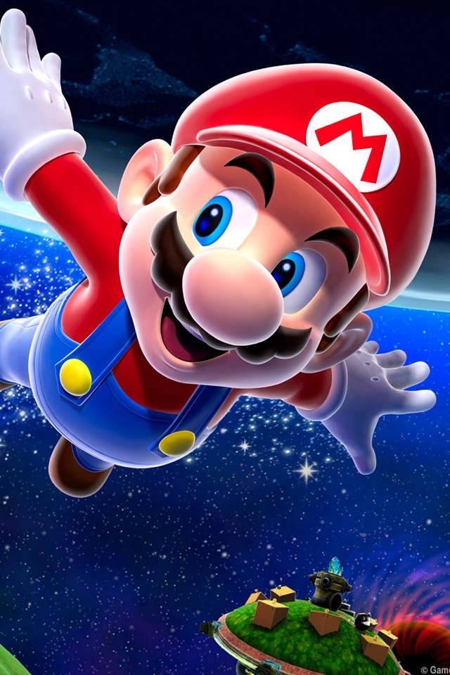 Mario Phone Wallpaper - Galaxy Mario - HD Wallpaper 