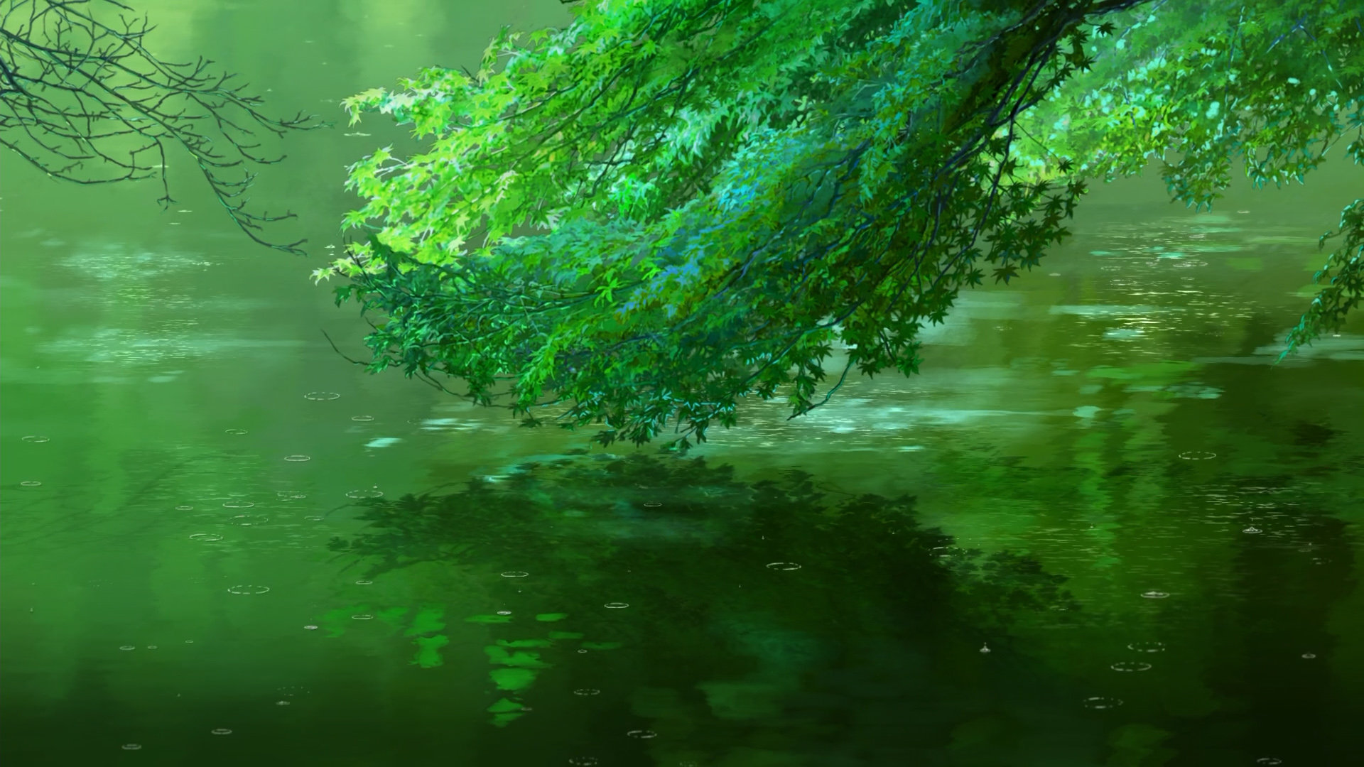 The Garden Of Words Romance Drama Film Anime Wallpaper - Garden Of Words Background - HD Wallpaper 