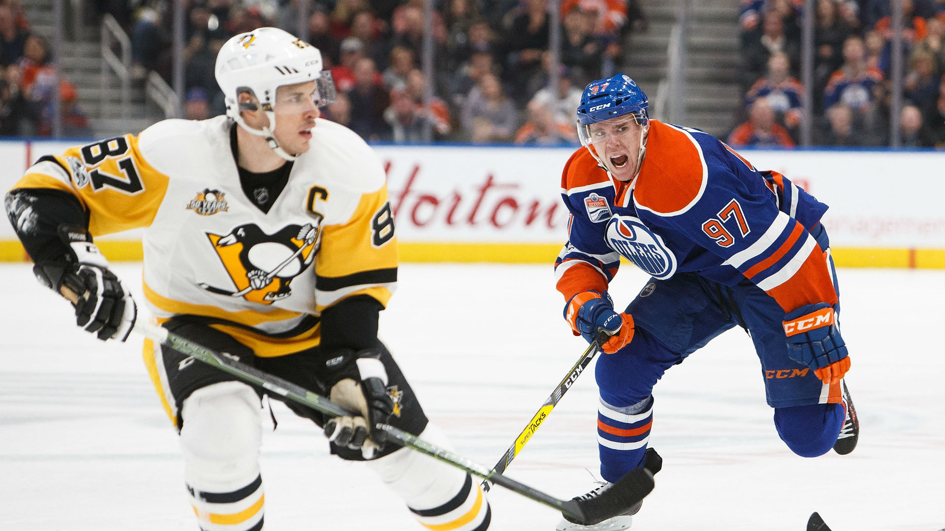 Sidney Crosby Connor Mcdav - Connor Mcdavid - HD Wallpaper 