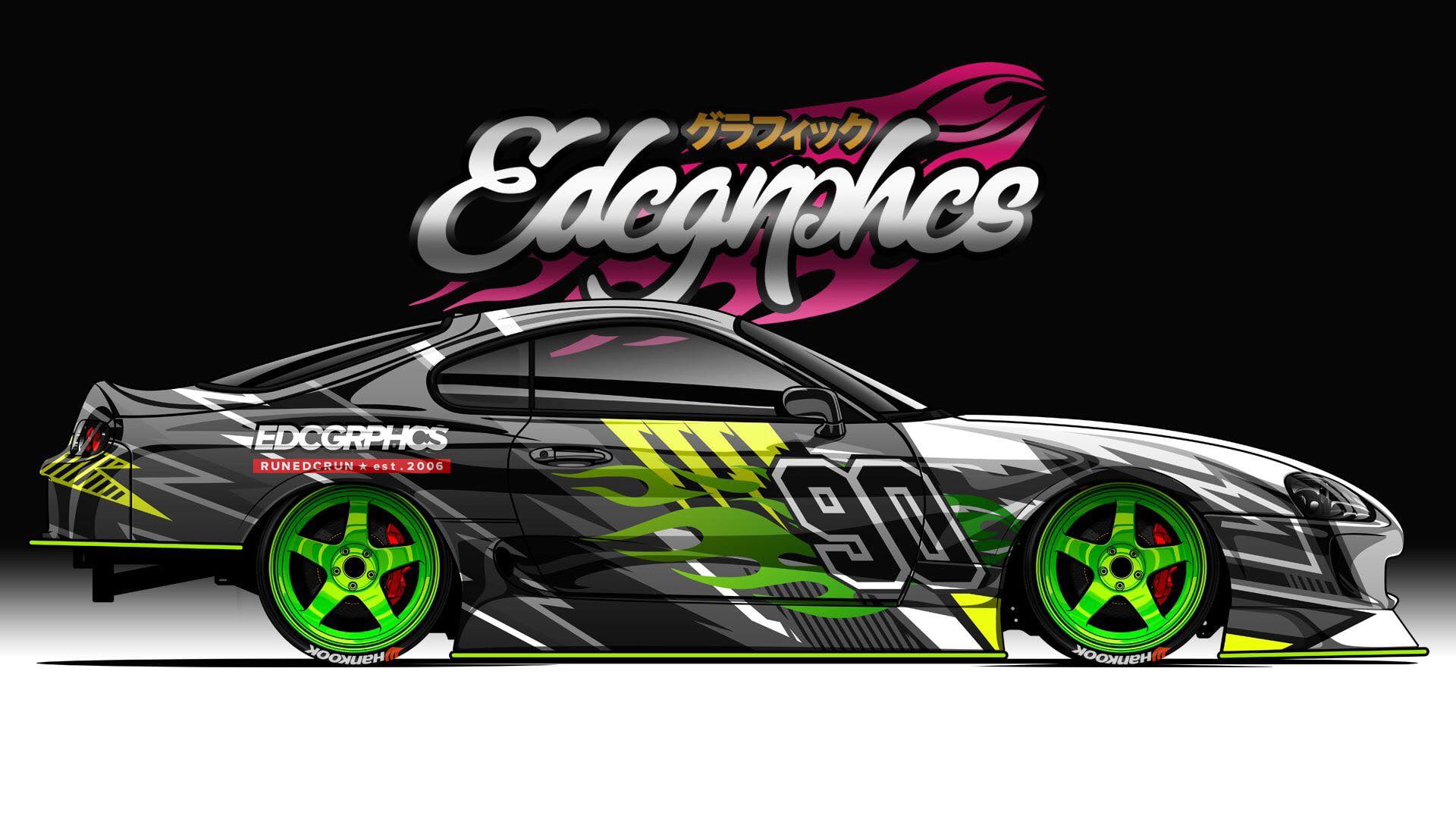 Toyota Supra Racing Decals - HD Wallpaper 