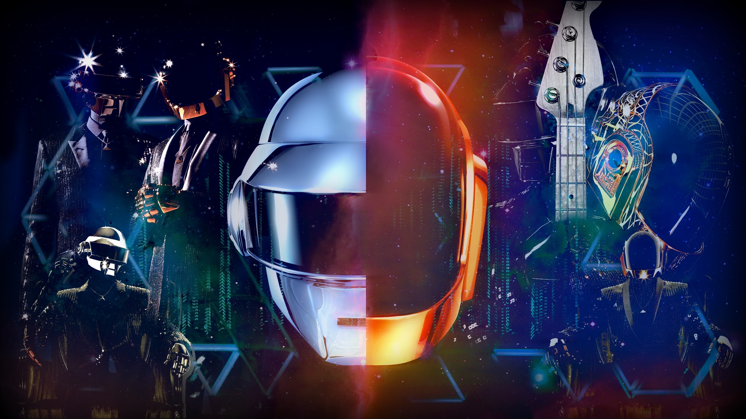 Wallpaper - Daft Punk Anime - HD Wallpaper 