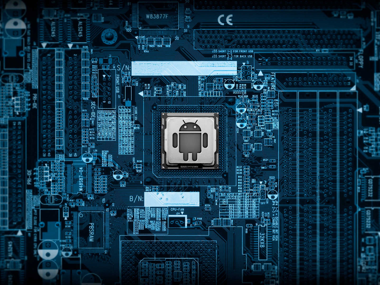 Hd43 Android Technology Wallpaper - Android Logo 3d - HD Wallpaper 