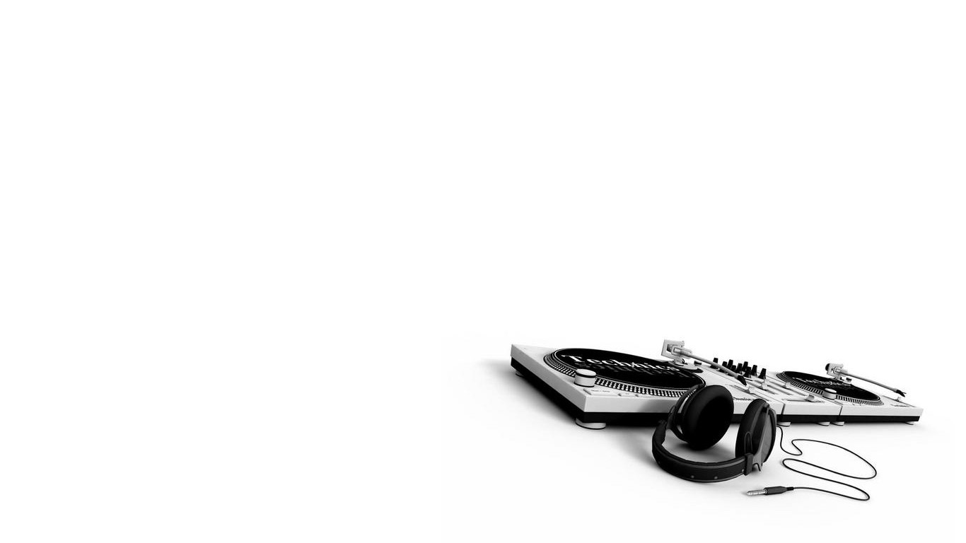 Headphones Music Wallpaper - Technics Facebook Cover - 1366x768