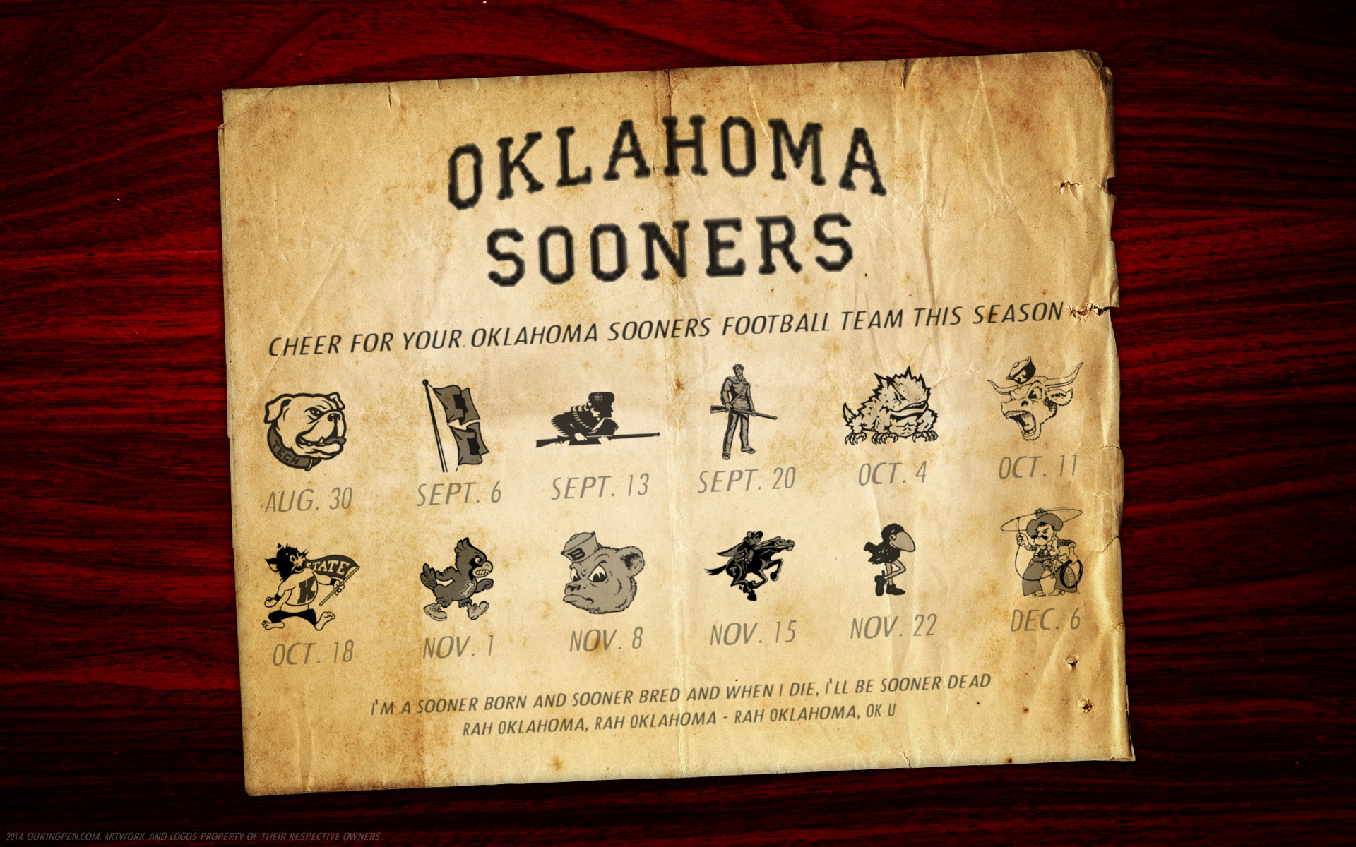 Desktop 
 Data Src Ou Sooners Wallpaper For Mobile - Oklahoma Sooners - HD Wallpaper 