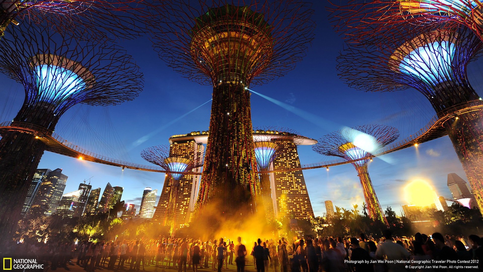 Gardens By The Bay High Resolution - HD Wallpaper 