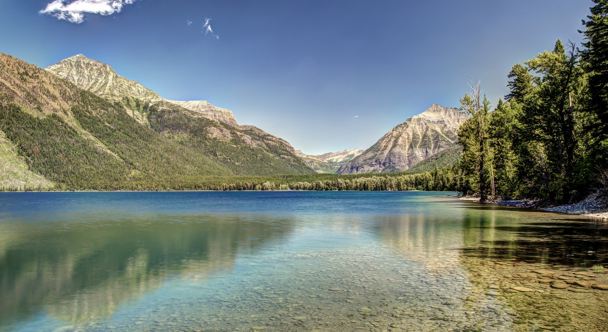 Glacier National Park Wallpaper Px, - Lake Mcdonald Glacier Desktop - HD Wallpaper 