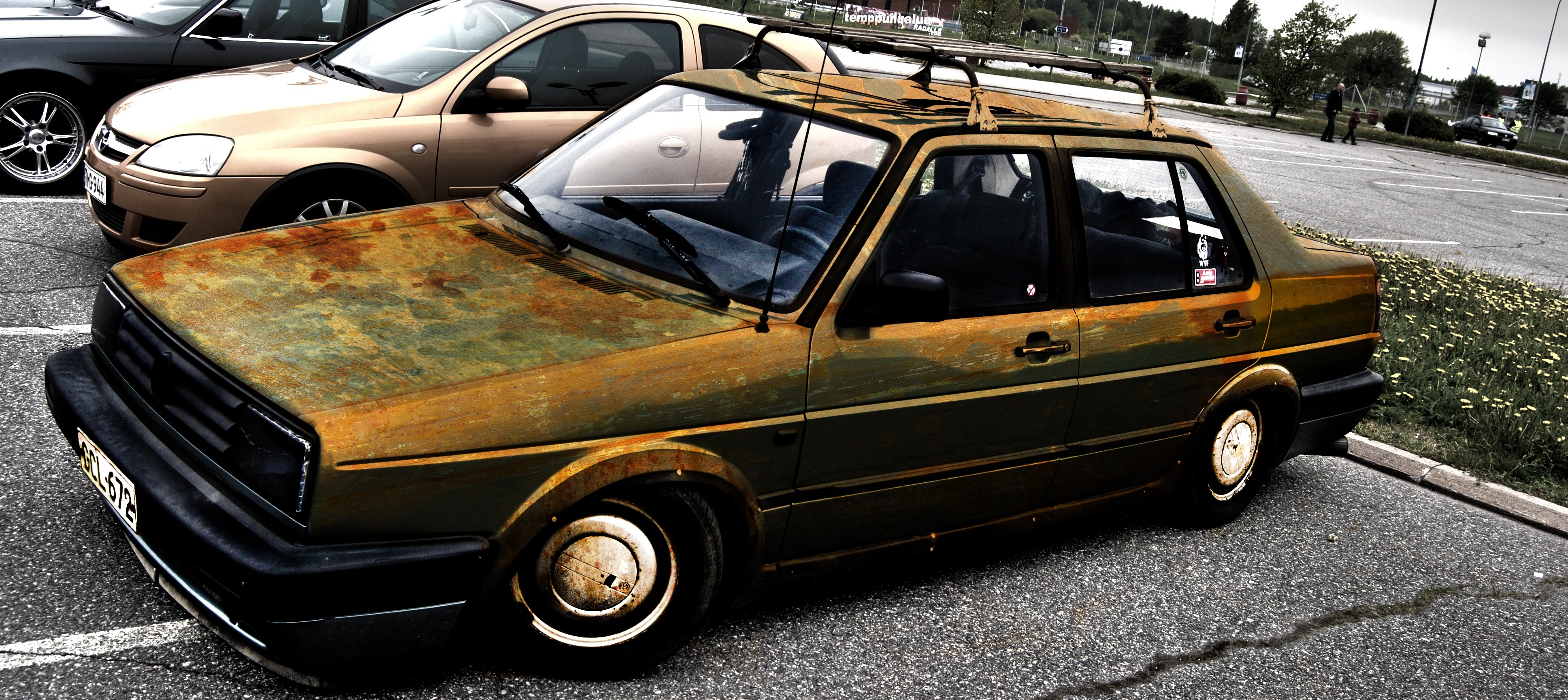 Vw Jetta Rat Rod - HD Wallpaper 