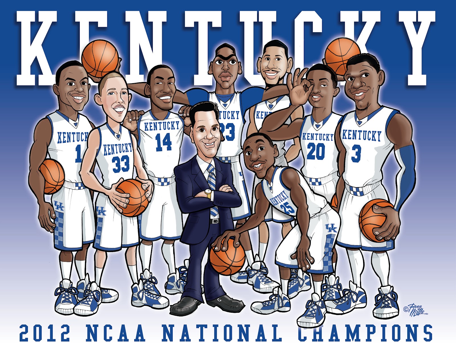 Http - //2 - Bp - Blogspot - Com/ M5igckallze/t3 Champs - 2012 Kentucky Basketball Poster - HD Wallpaper 