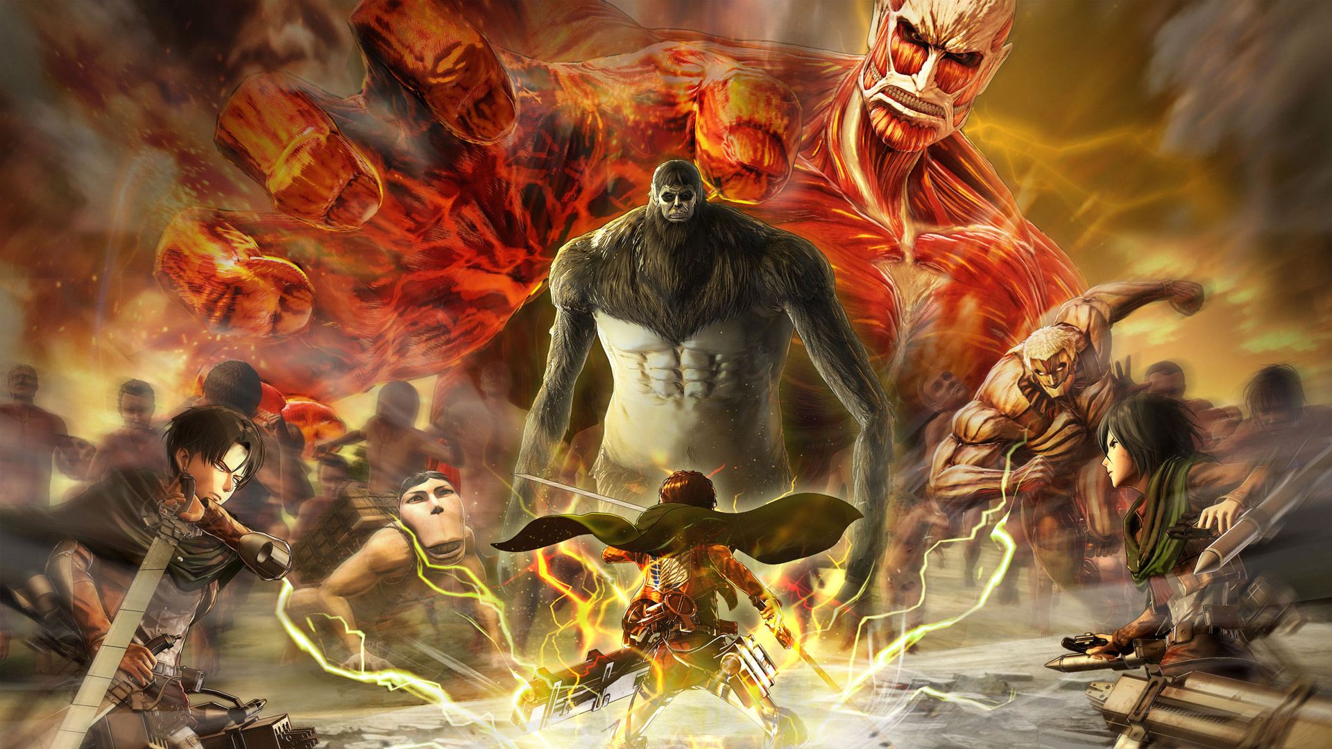 Free Attack On Titan 2 Wallpaper In - Attack On Titan 2 Final Battle Game - HD Wallpaper 