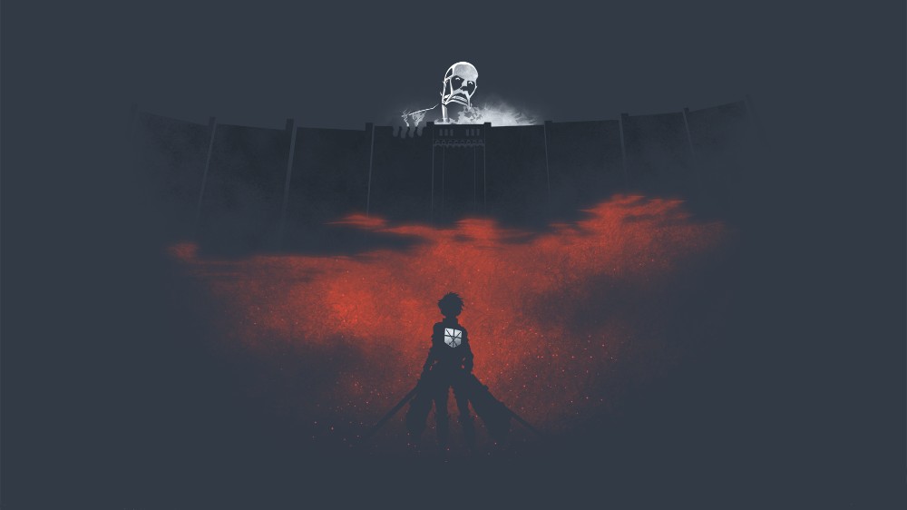 Attack On Titan Wallpaper Simple - HD Wallpaper 