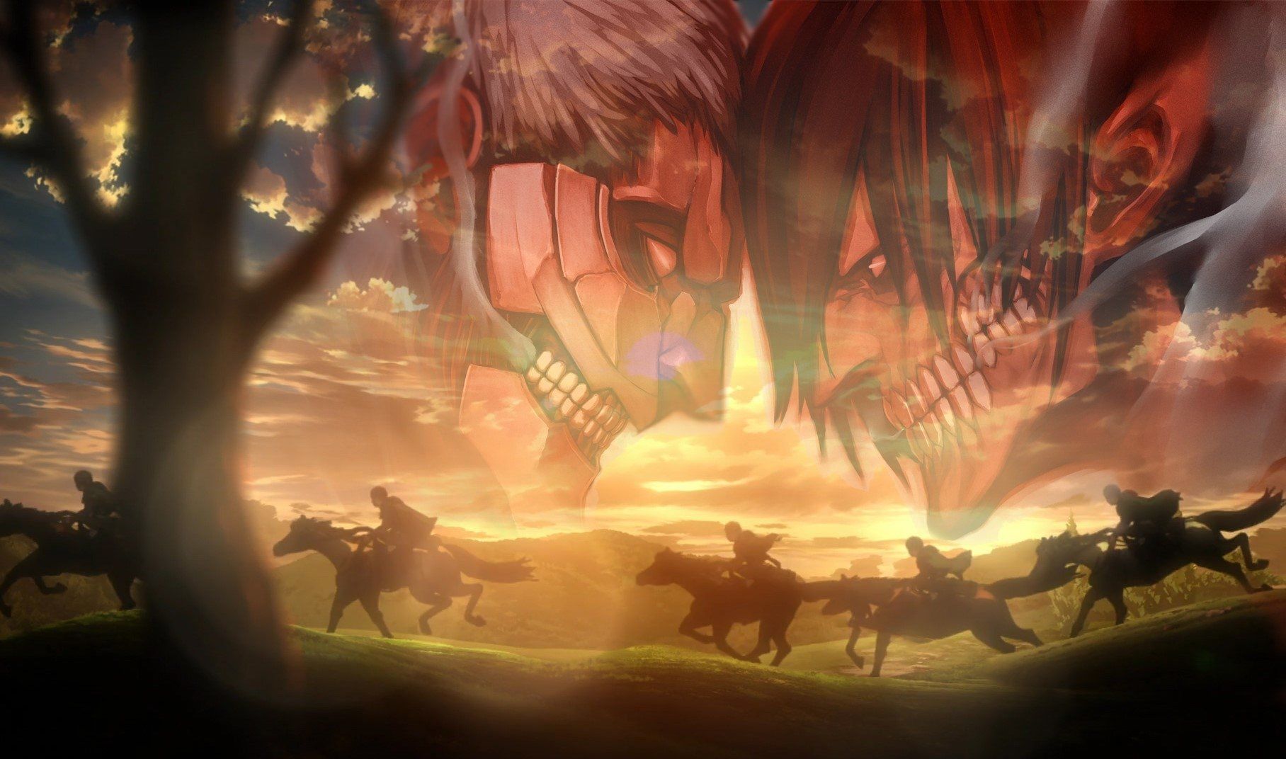 5760 X 1080 Wallpaper Attack On Titan - HD Wallpaper 