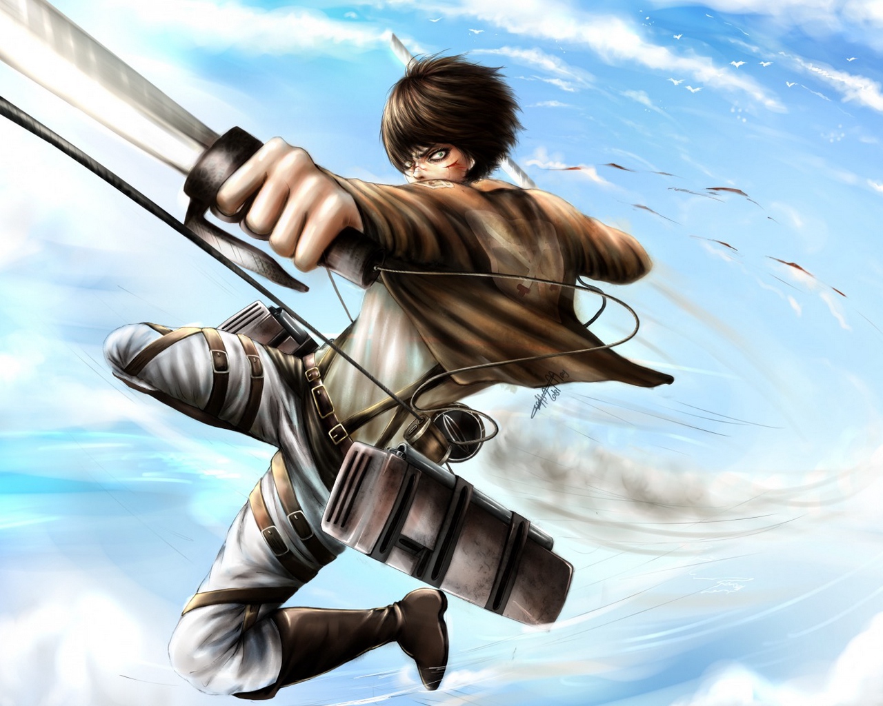 Wallpaper Attack On Titan, Shingeki No Kyojin, Eren - Attack On Titan Profile - HD Wallpaper 