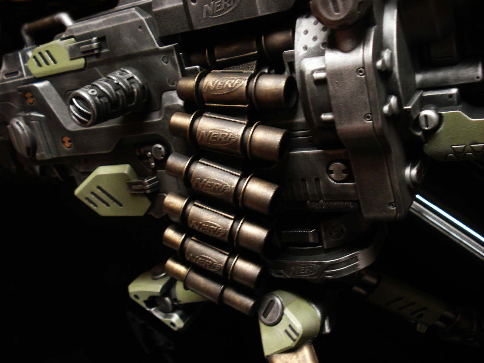 Nerf Vulcan Custom - HD Wallpaper 