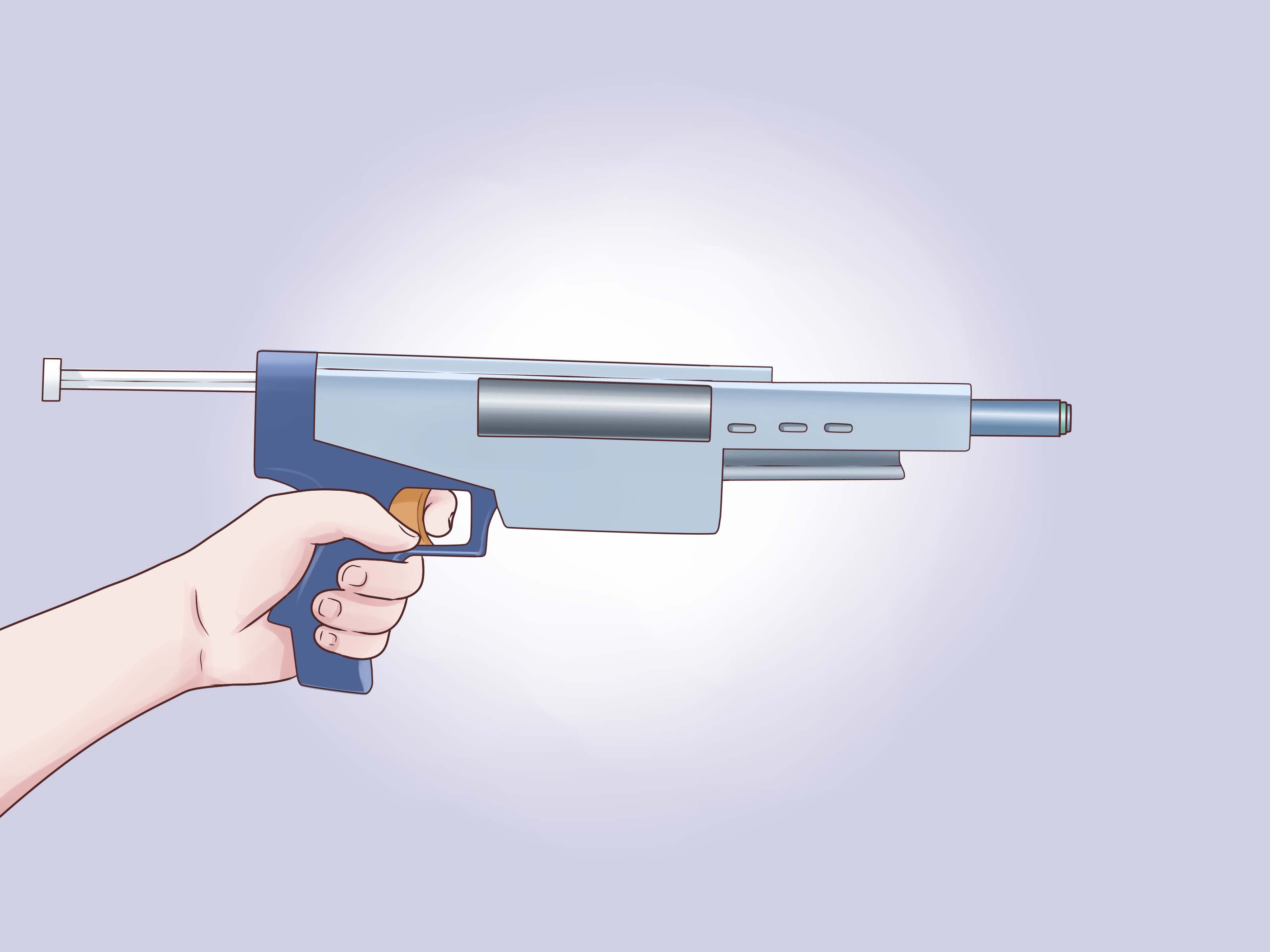 Image Titled Make An Airsoft Gun Out Of A Nerf Cs6 - Make Air Gun Step By Step - HD Wallpaper 