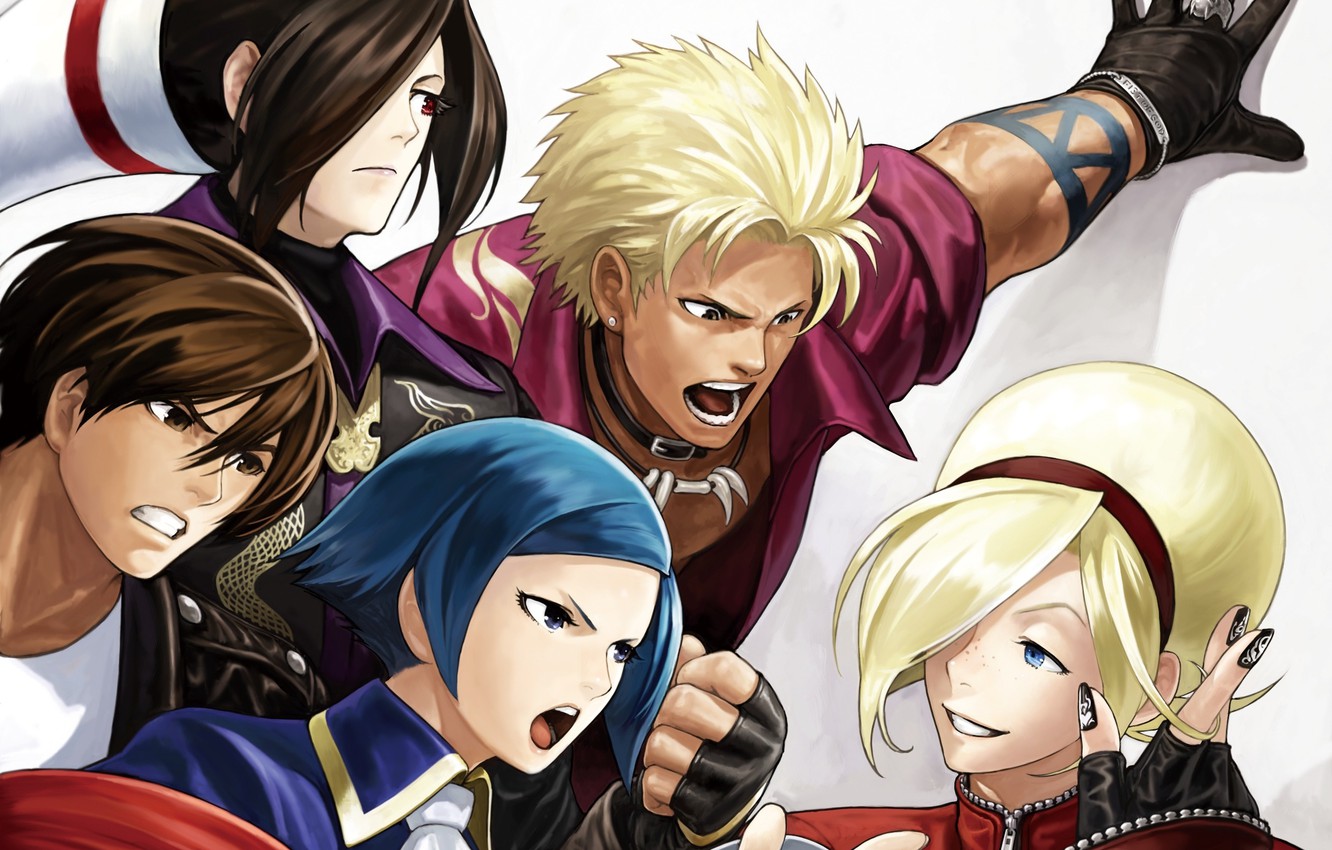 Photo Wallpaper The Game, Art, Guys, King Of Fighters - King Of Fighters Xiii - HD Wallpaper 