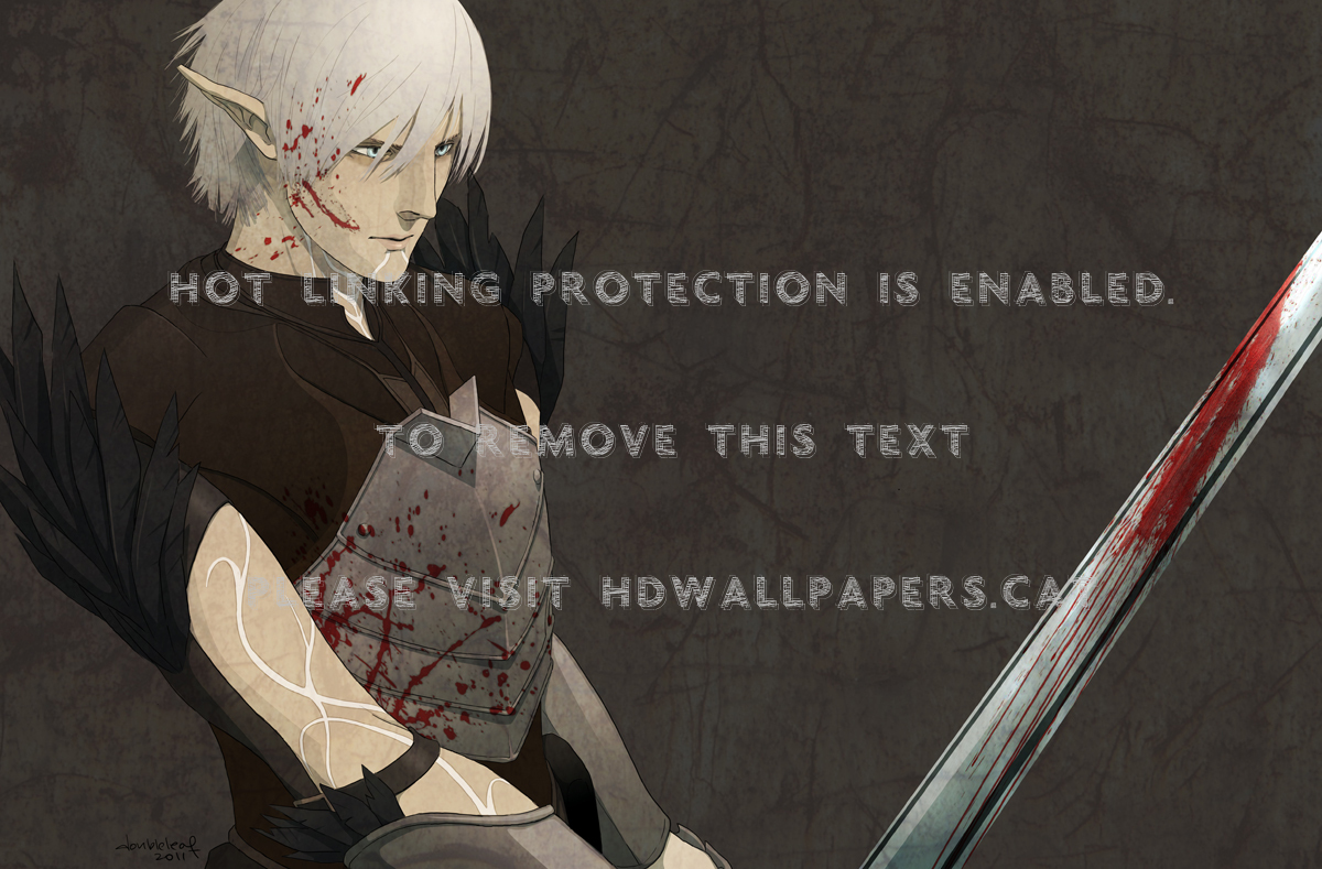 Fenris Sword Elf Dragon Age Blood Games - Dragon Age Fenris Sword - HD Wallpaper 
